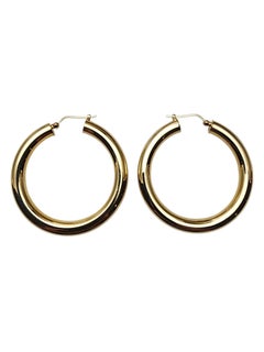 Carla 14K Yellow Gold Large Hoop Earrings #25763