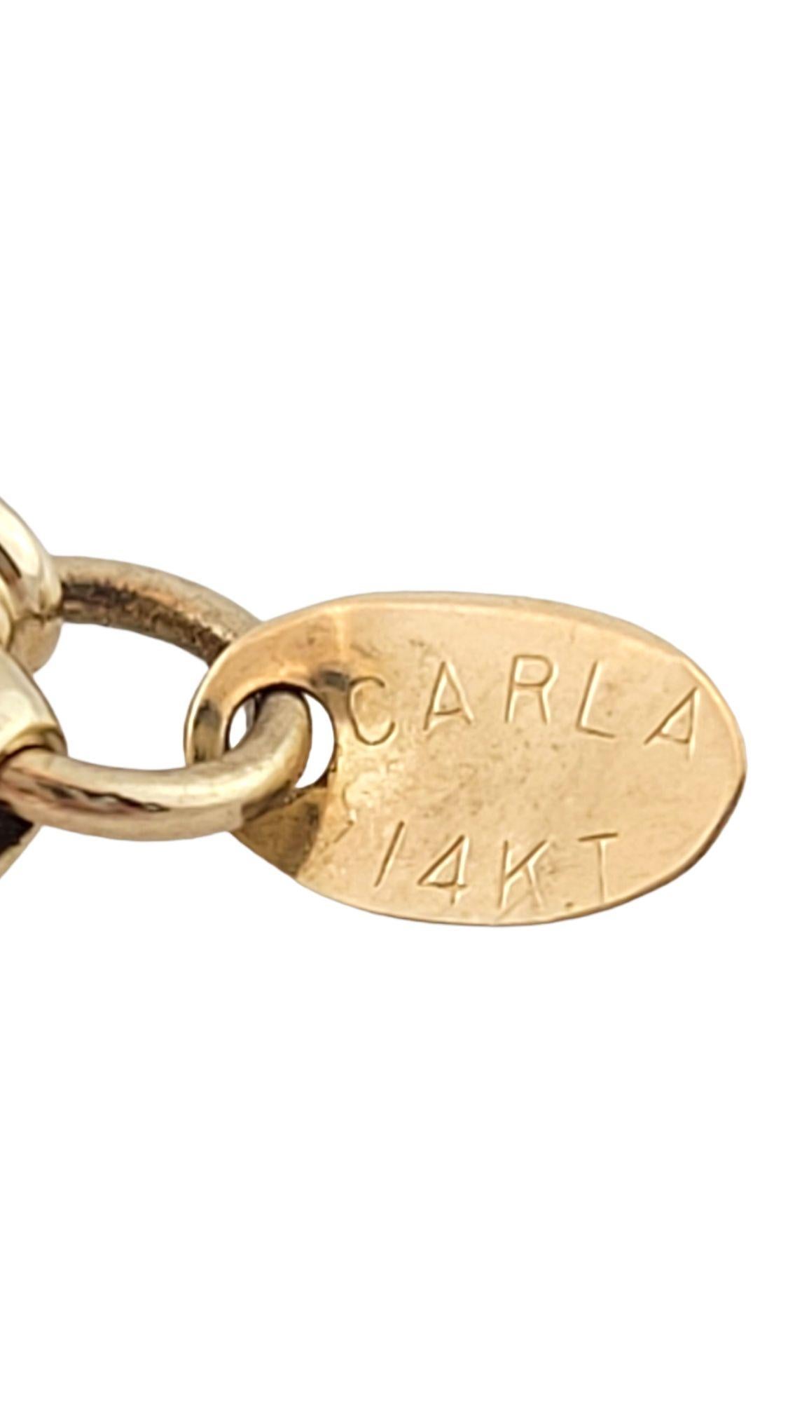 Women's Carla 14K Yellow Gold Scarab Bracelet #14570 For Sale
