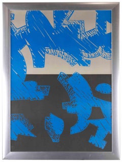 Blu - Screen Print by Carla Accardi - 2000