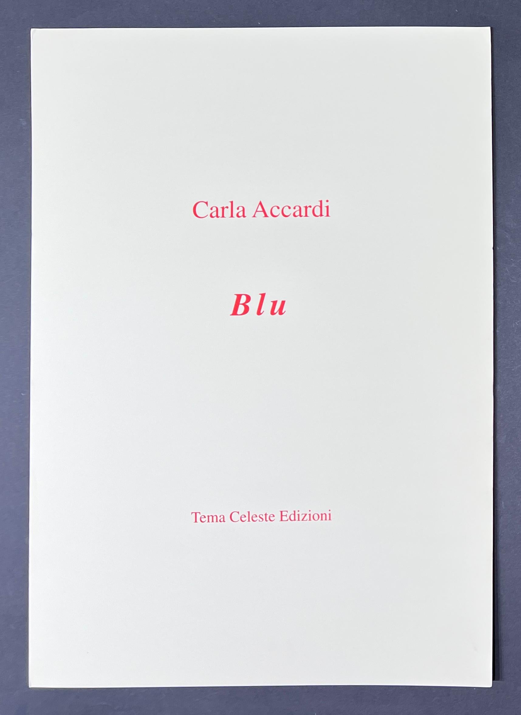 Carla Accardi (1924-2014) - Blu - Color lithograph - 2000 For Sale 3