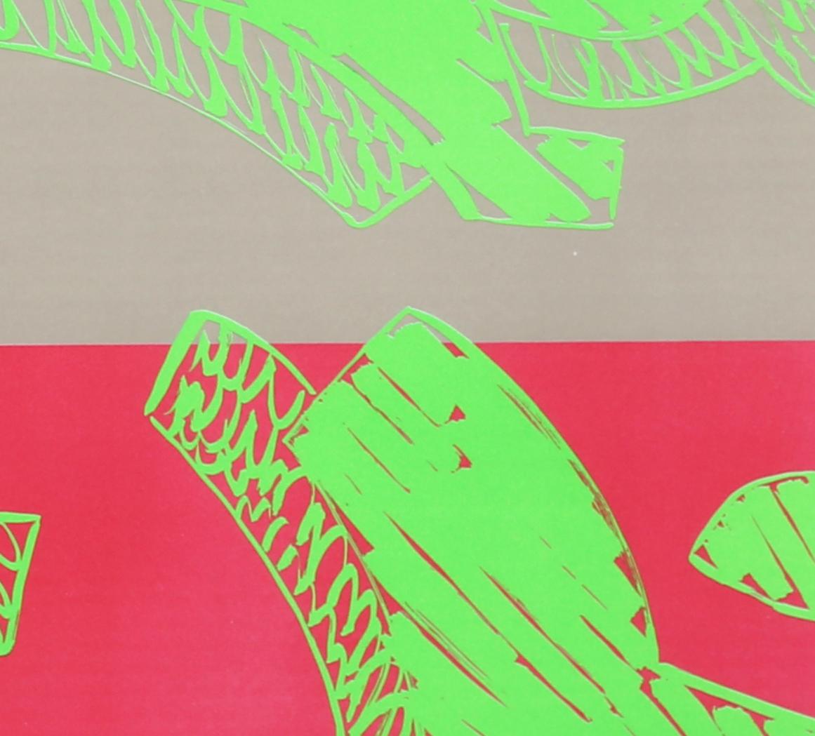 Rosso (Grün), Abstract Print, von Carla Accardi