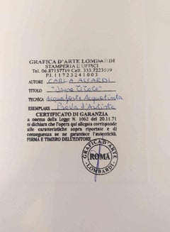 Untitled - Aquatint by Carla Accardi - 1990s