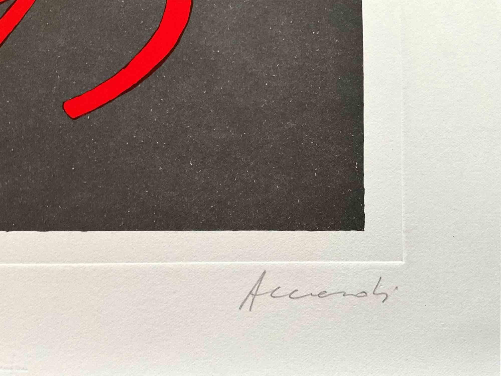 Senza titolo - Acquatinta di Carla Accardi - Anni '90 in vendita 2