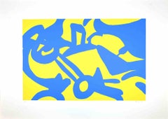 Untitled - Original Screen Print by Carla Accardi - 1980