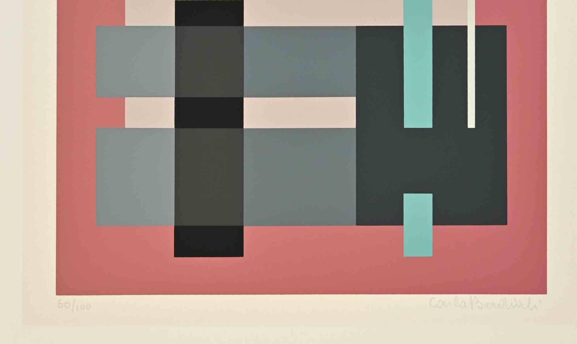 Sans titre - Lithographie de Carla Badiali - 1970 1