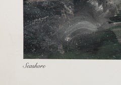 Seashore, Impressionist Offset Lithograph by Carla Carli Mazzucato