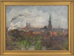 Carla Colsmann Mohr, Kopenhagen, „Seen From Amager“, Ölgemälde