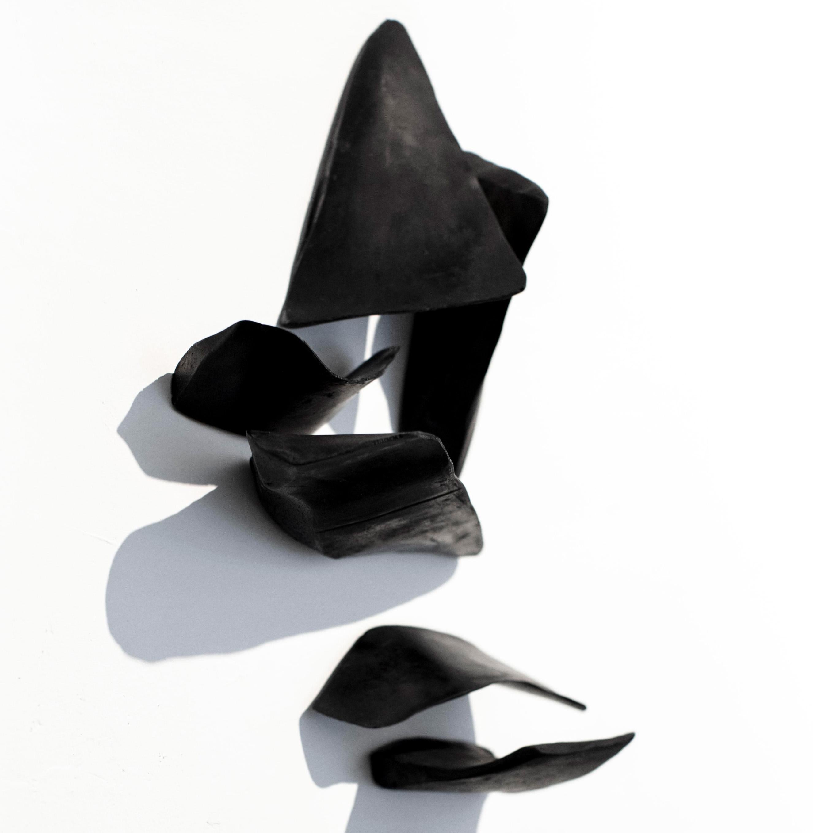 Cuerpos Magnéticos #16. Wandskulptur – Sculpture von Carla Gimbatti