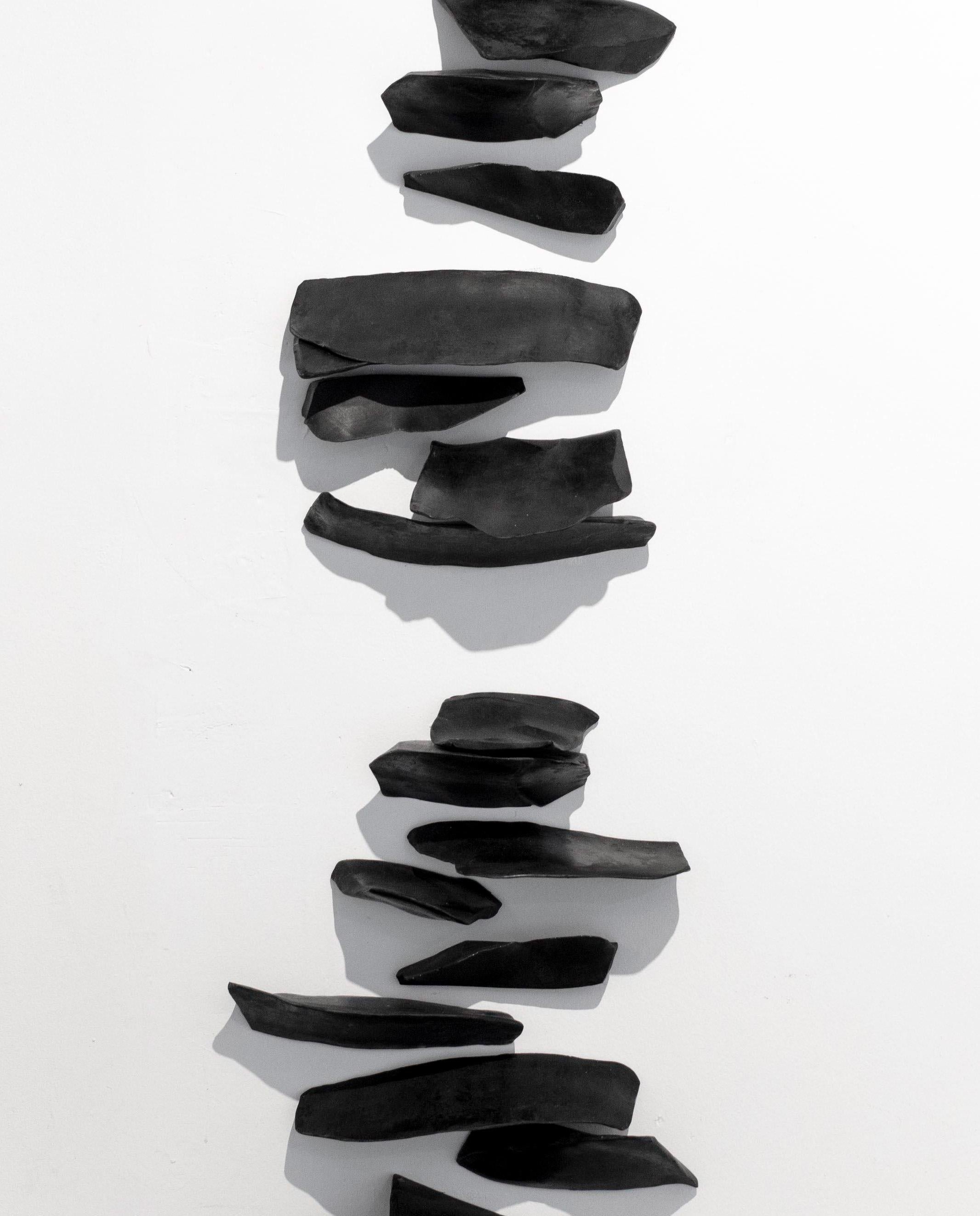 Cuerpos Magnéticos #7. Wall sculpture - Abstract Geometric Sculpture by Carla Gimbatti