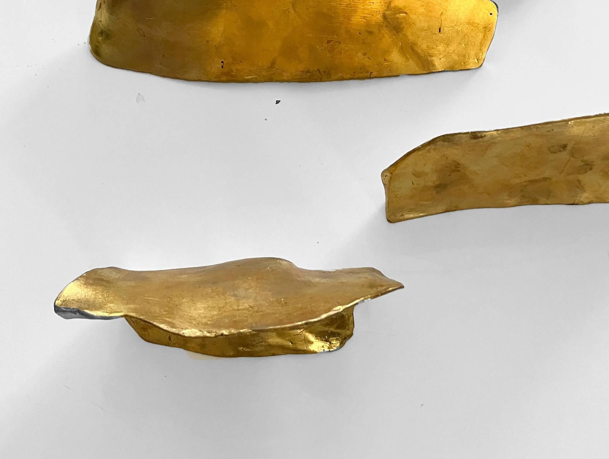 Cuerpos Magnéticos Gold, Wall Sculpture For Sale 1