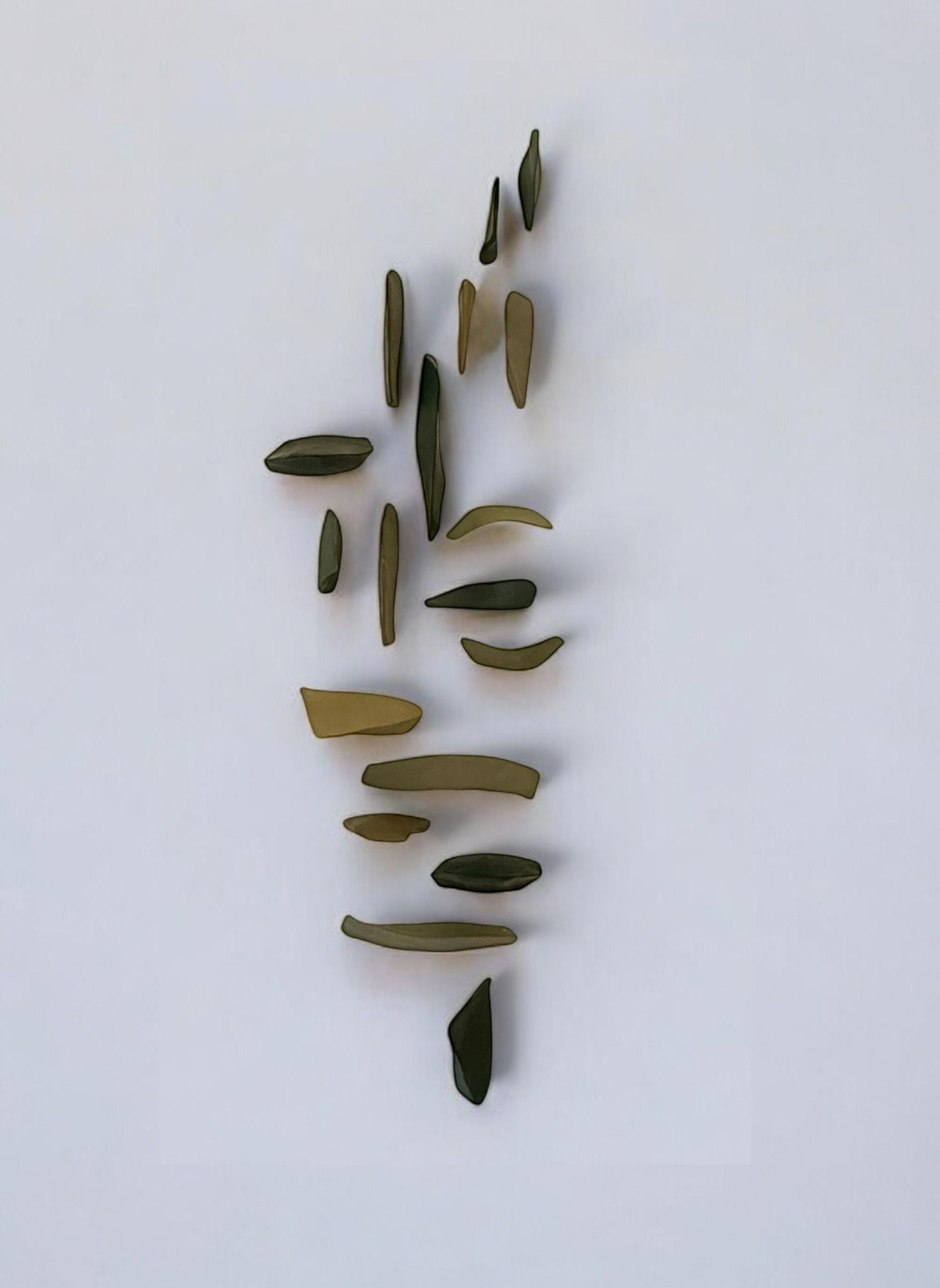 Abstract Sculpture de Carla Gimbatti - Cuerpos Magnéticos Spring. Escultura mural