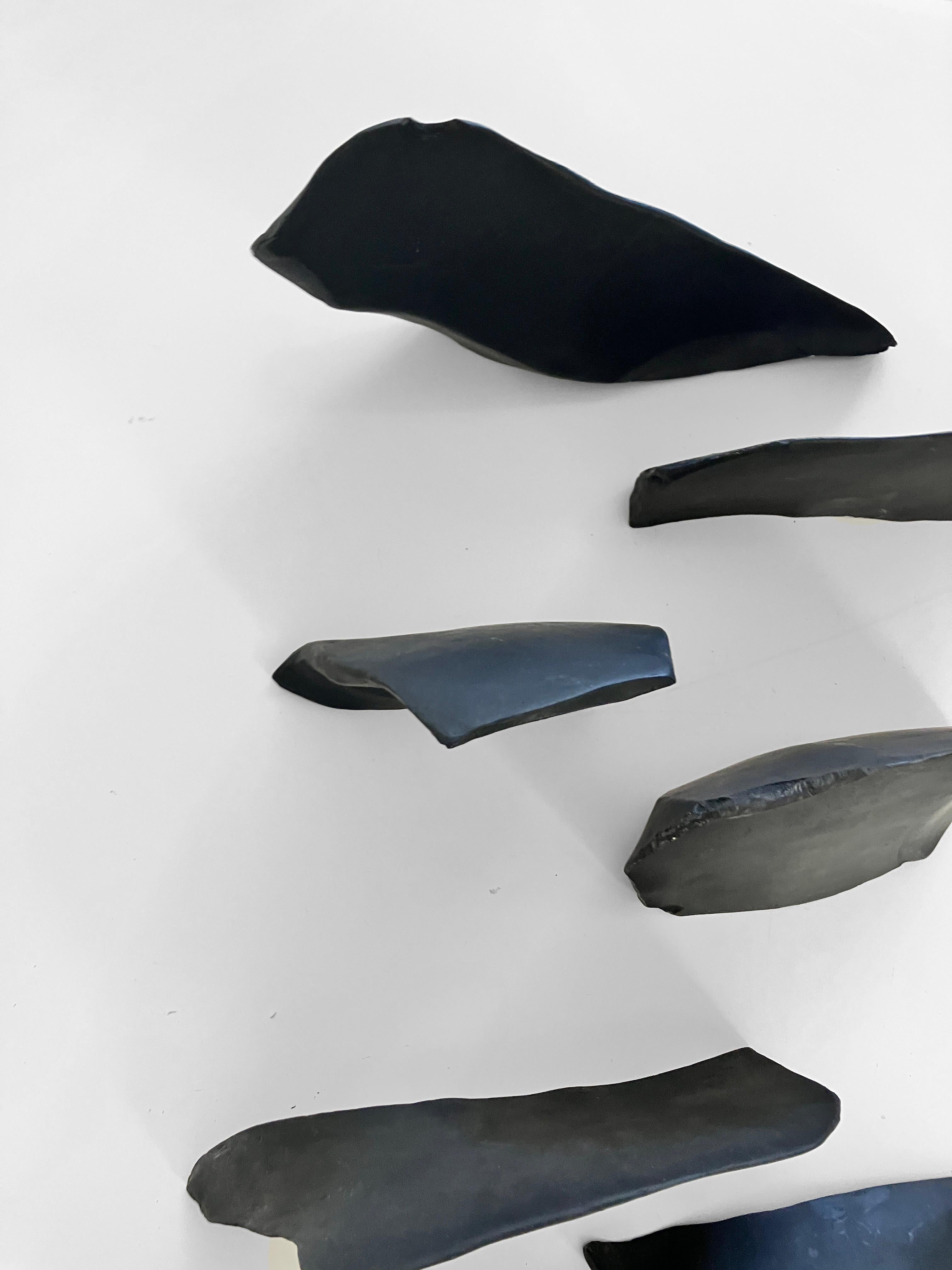 Cuerpos Magnéticos, Escultura mural. - Sculpture Geométrico abstracto de Carla Gimbatti