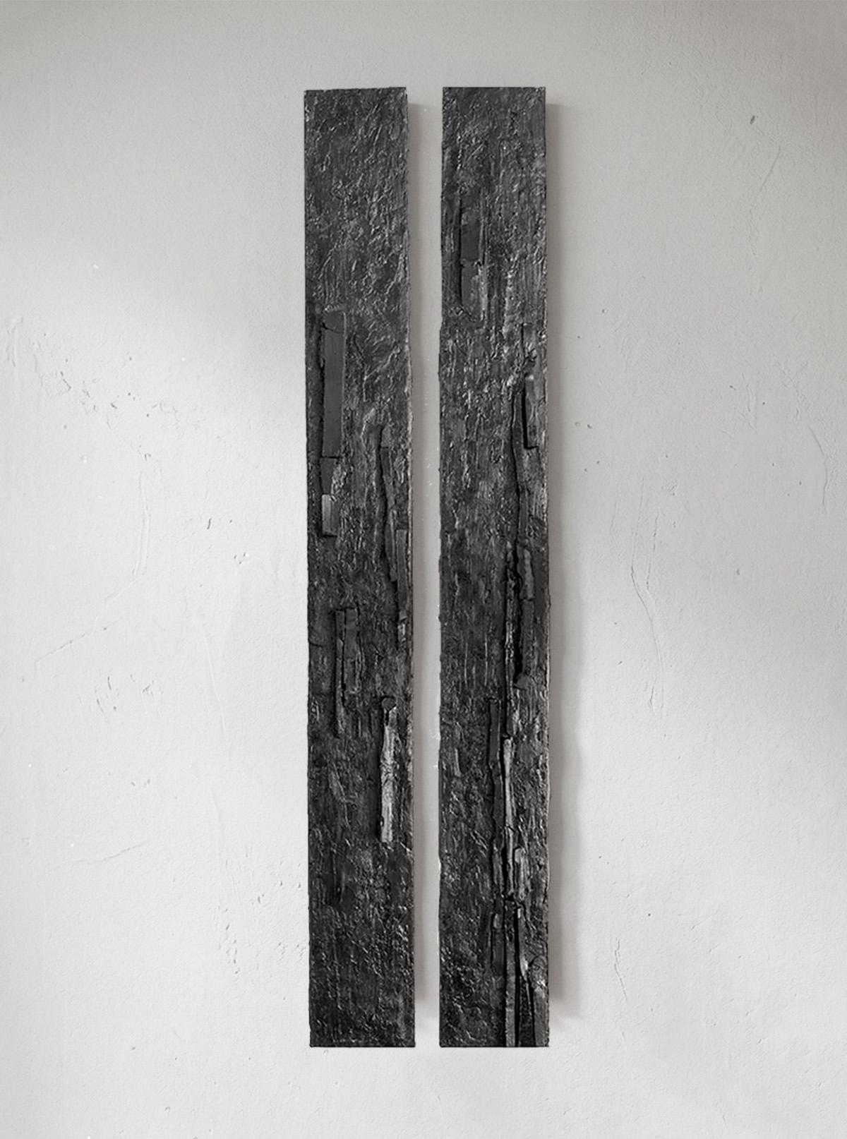 Reliefes Wall Sculpture, Abstract Geometric, Resin and Pigment