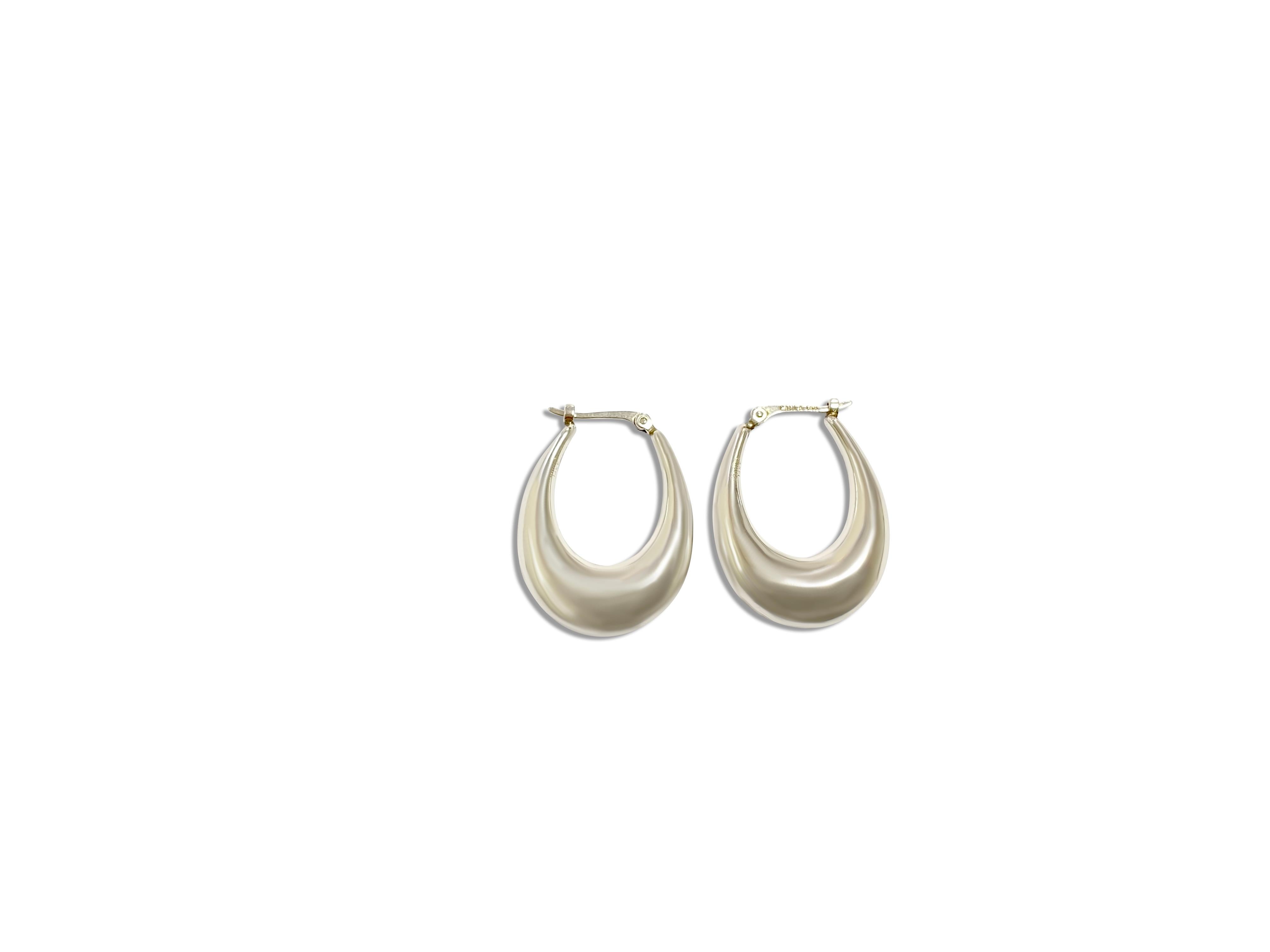 carla 14k gold hoop earrings