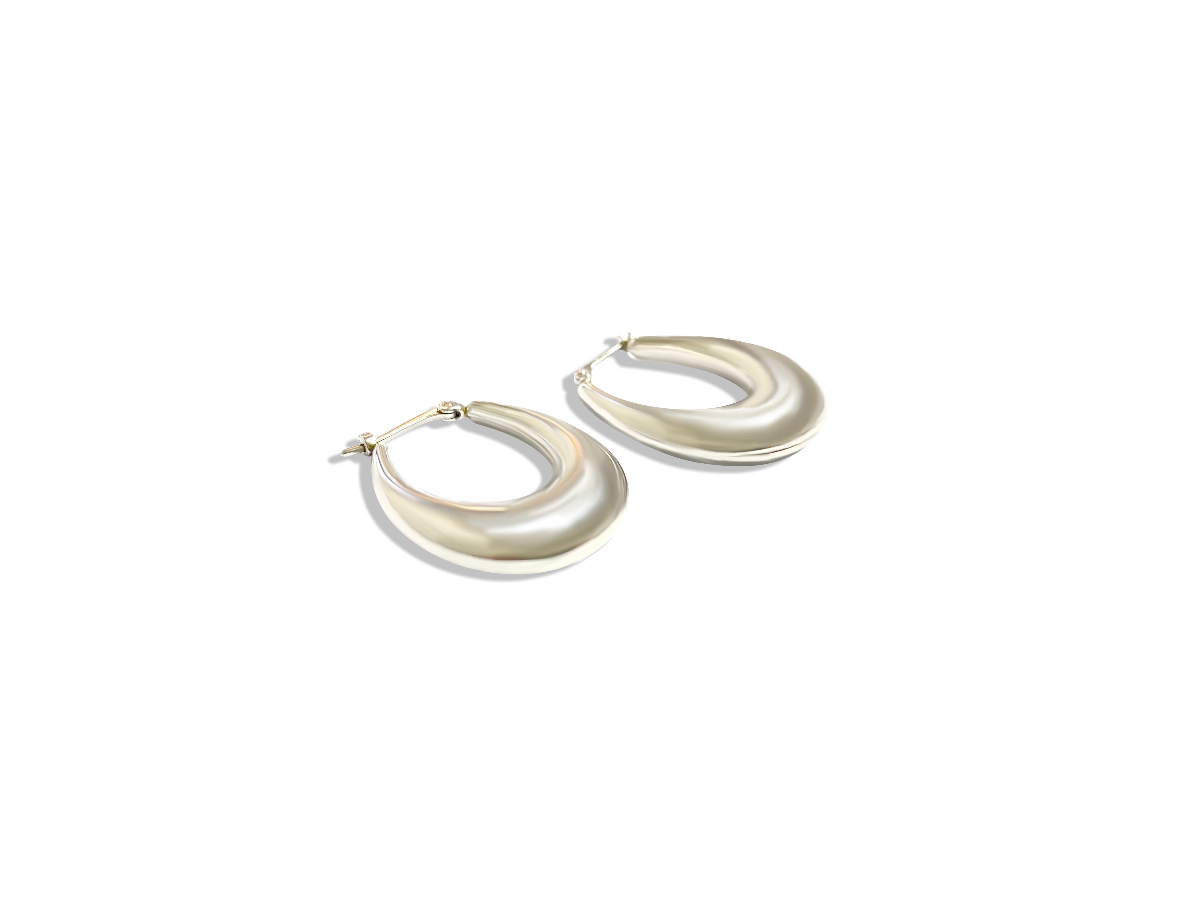 carla 14k hoop earrings