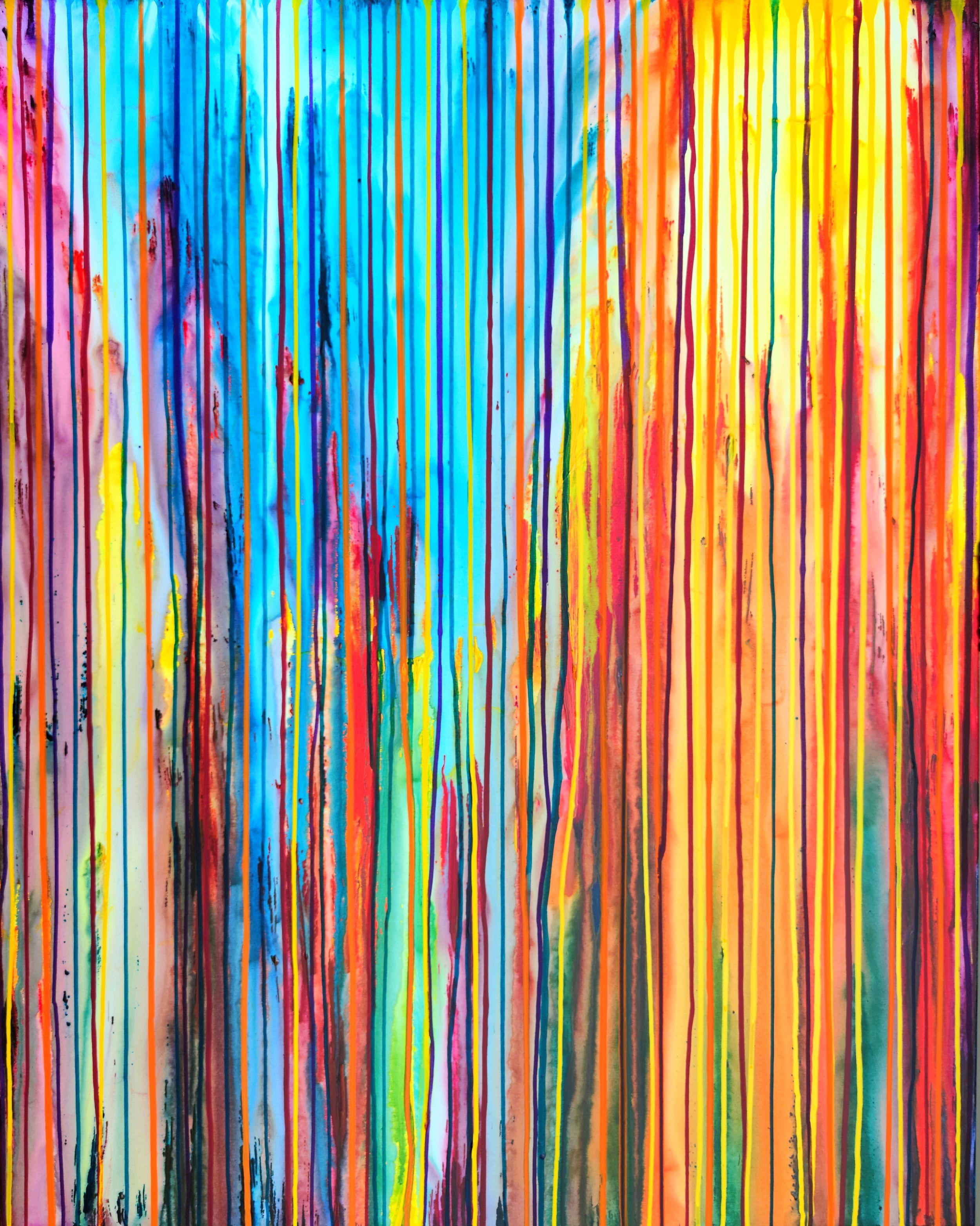 Abstract Painting de Carla Sa Fernandes - La Creación Emocional #301, Pintura, Acrílico sobre lienzo