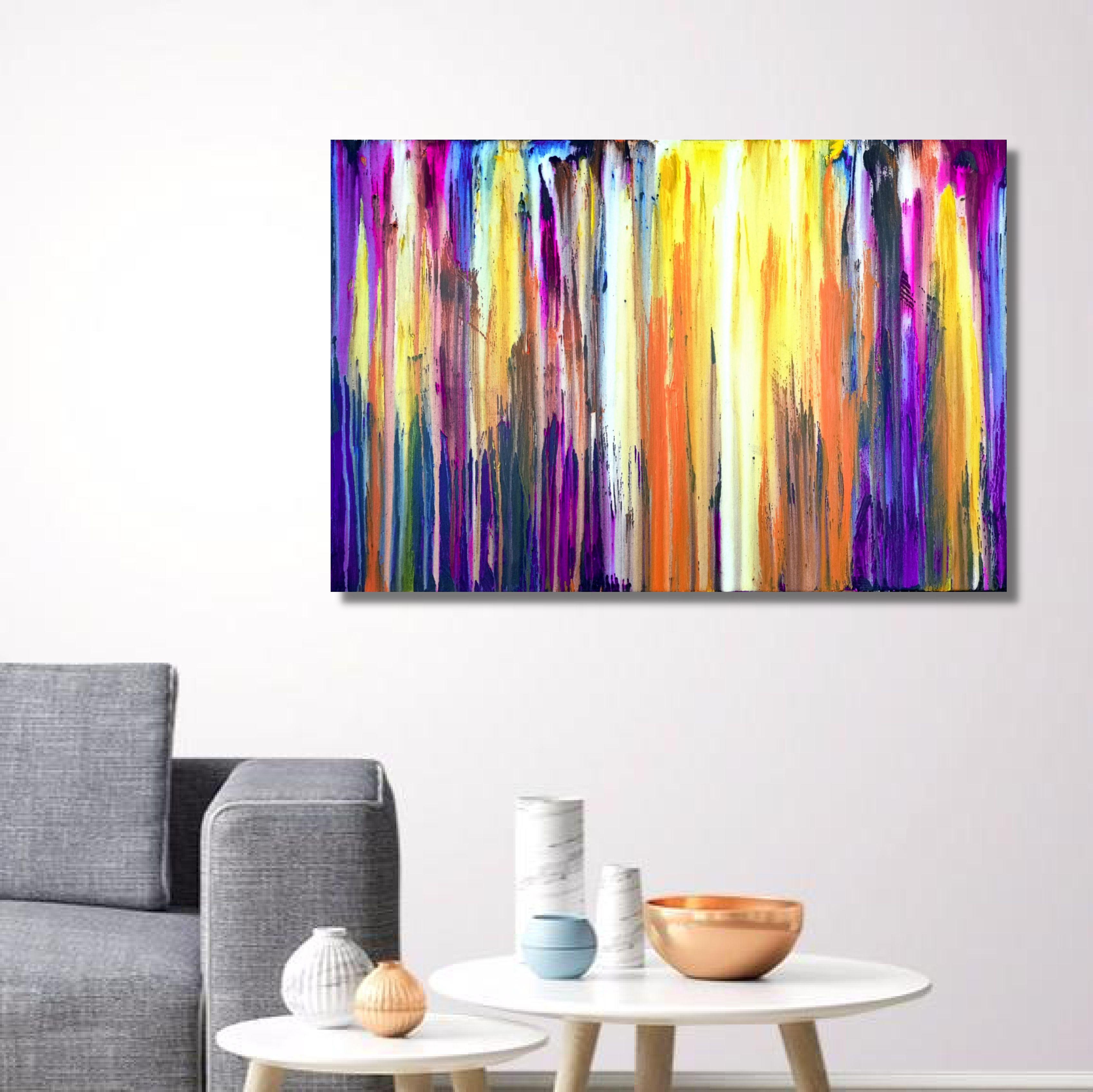 Una cotta per il colore (#10), Pittura, Acrilico su tela - Painting Astratto di Carla Sá Fernandes