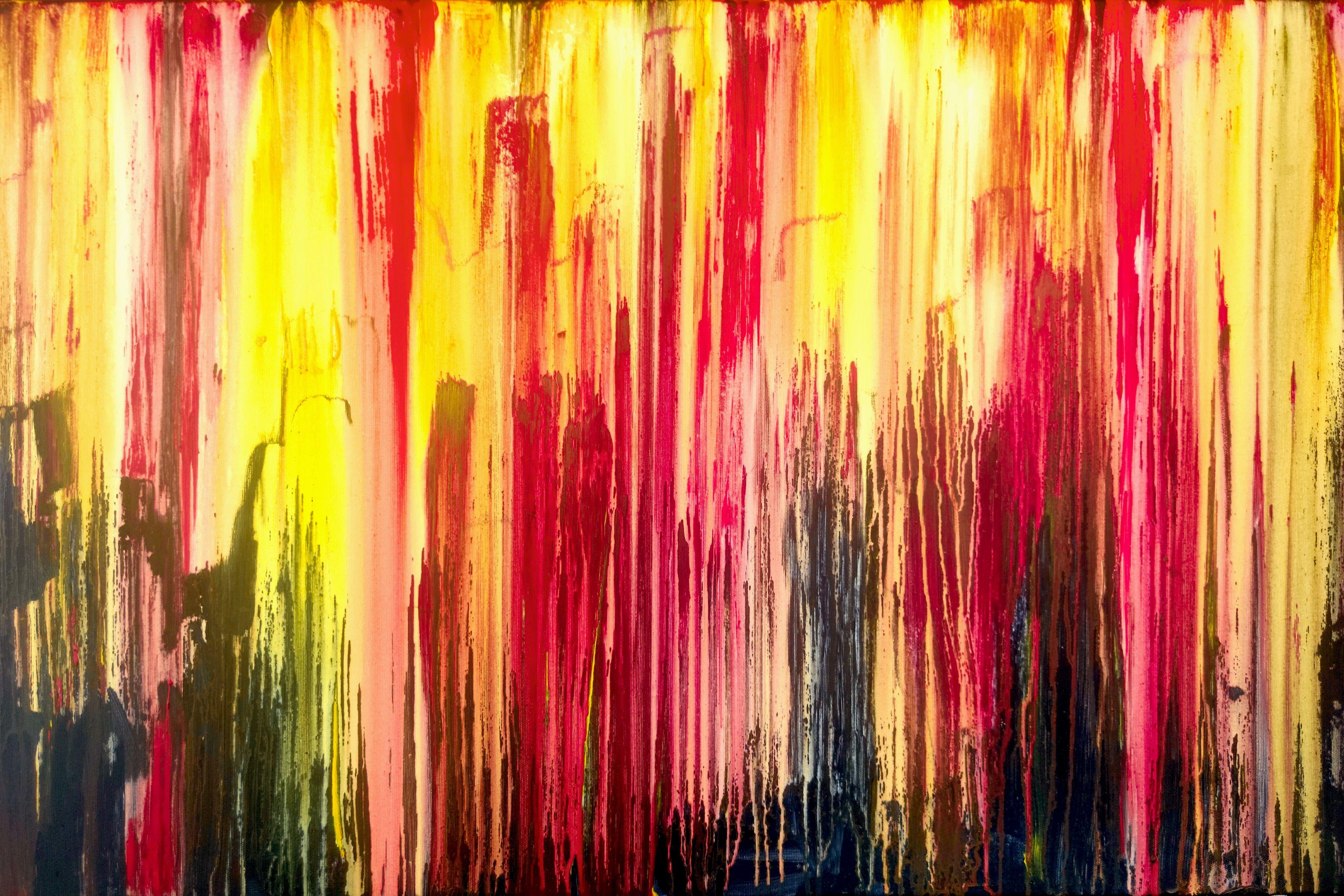 Carla Sá Fernandes Abstract Painting - A Crush on Color (#22), Painting, Acrylic on Canvas