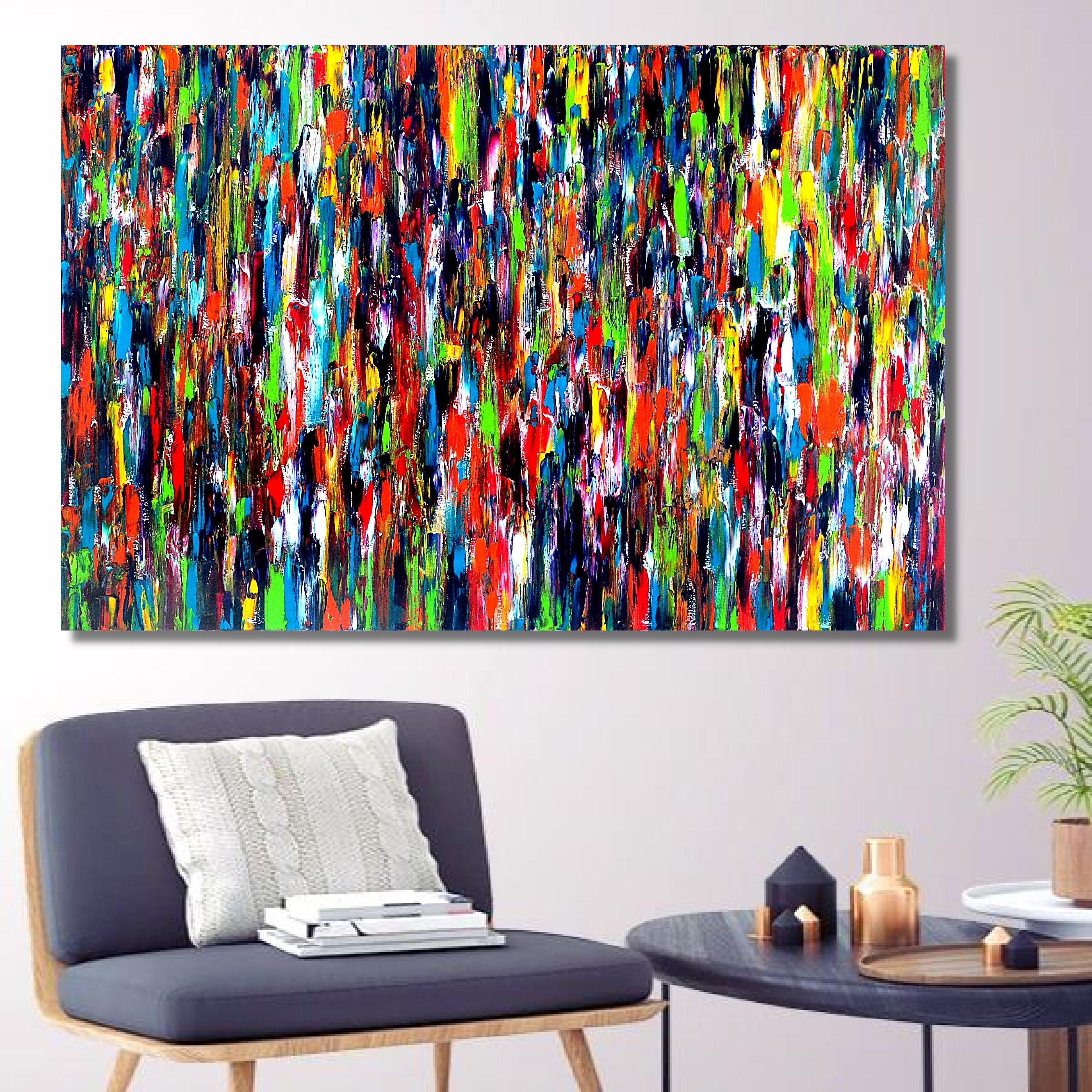All In (#7), Pittura, Olio su tela - Painting di Carla Sá Fernandes