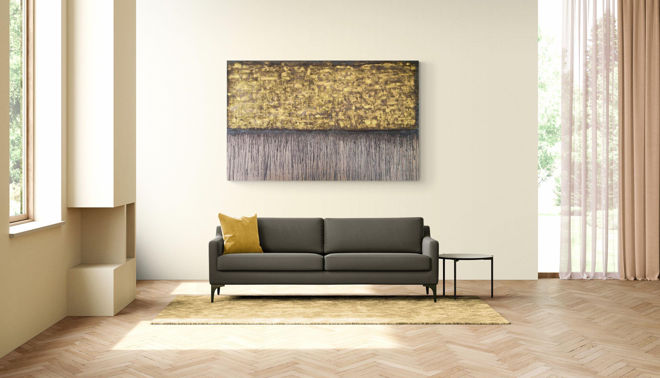 Oro nero n. 10, Pittura, Olio su altro - Painting Astratto di Carla Sá Fernandes