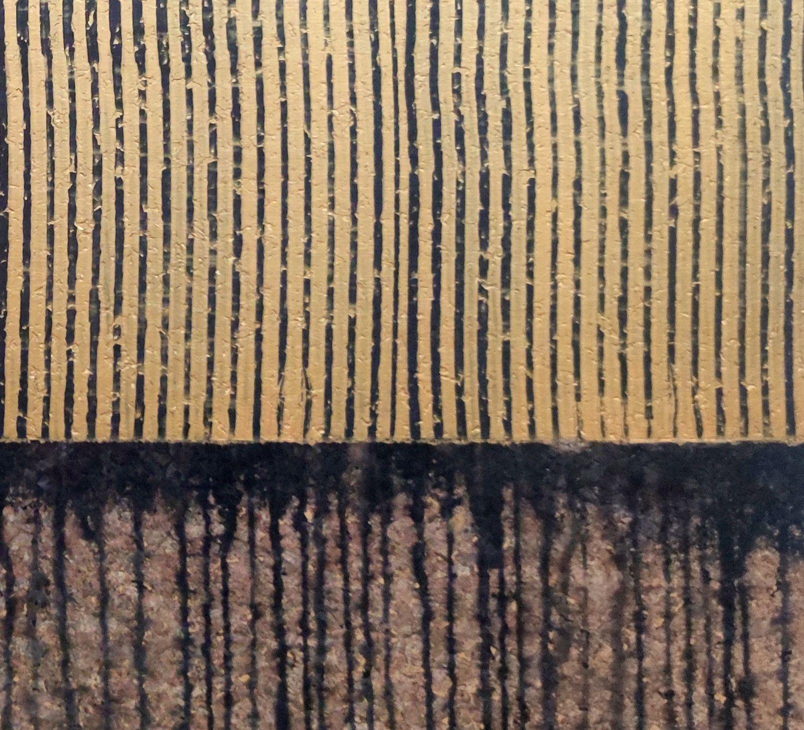 Schwarzgold Nr. 8, Gemälde, Acryl auf Anderem (Abstrakt), Painting, von Carla Sá Fernandes
