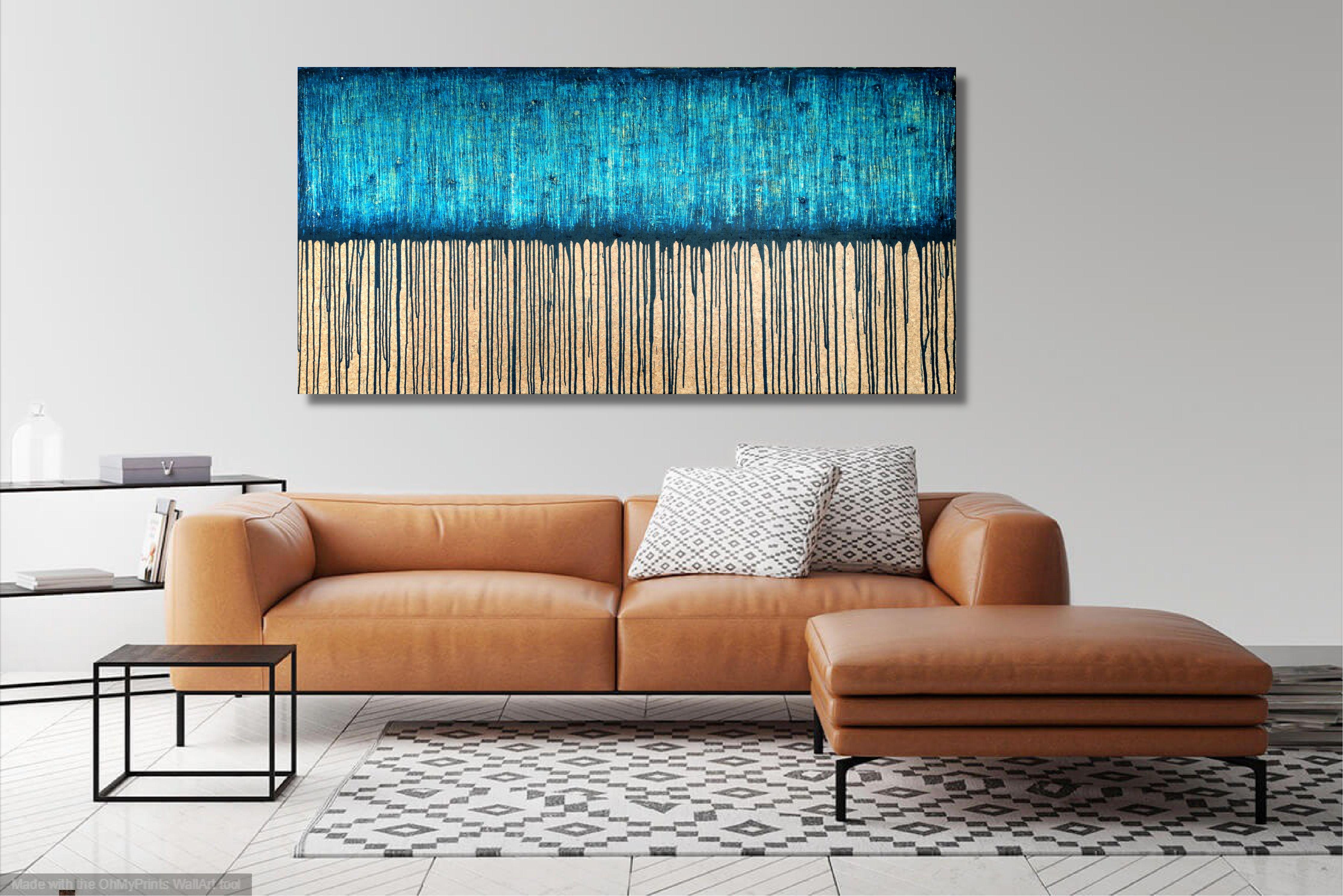 This is a one of a kind painting, an absolutely spontaneous, vibrant and unique creation by Carla SÃ¡ Fernandes.     This high quality acrylic painting is done on natural cork fabric (cork leather) stretched on a wood frame, gallery wrapped, with no
