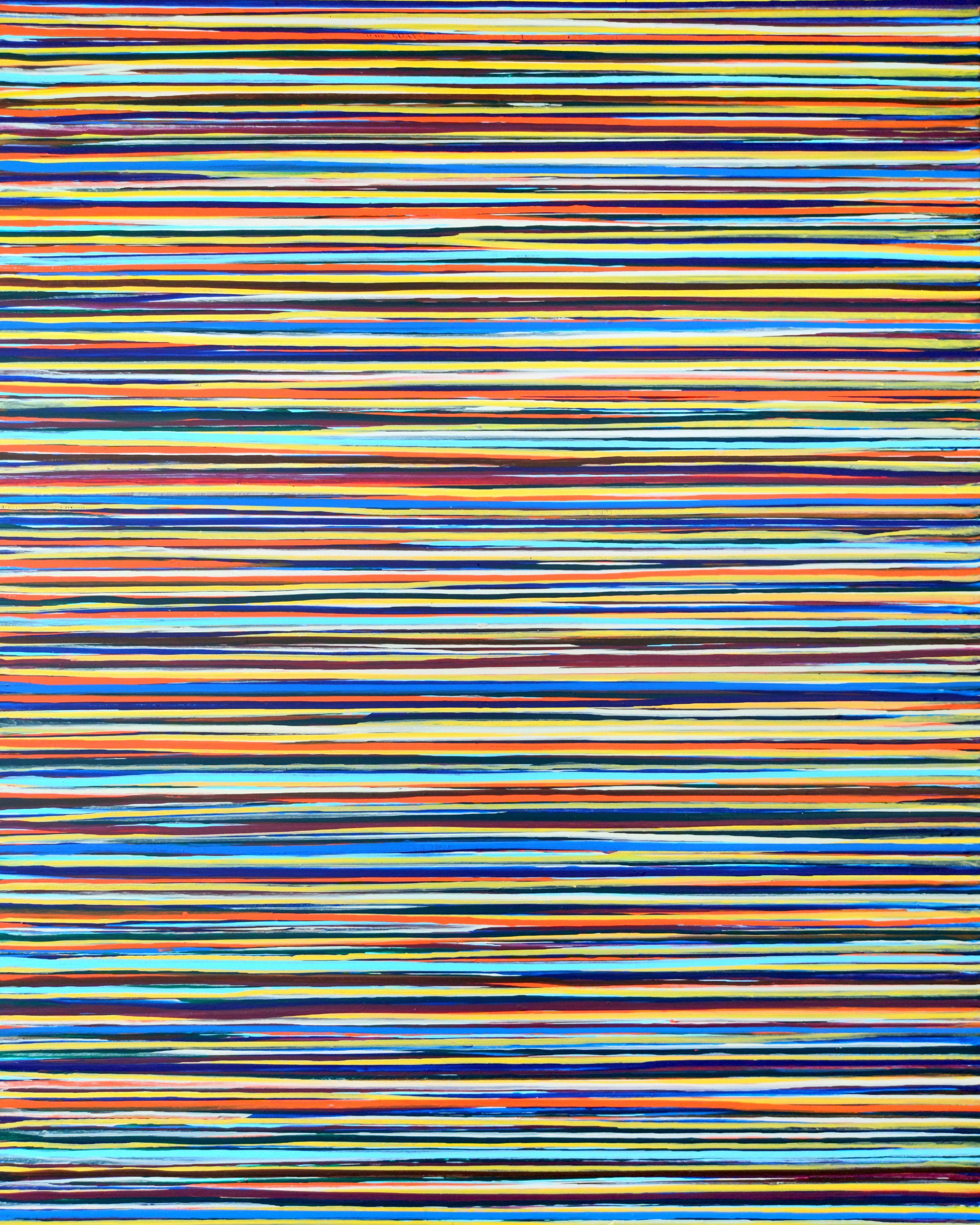 Abstract Painting di Carla Sá Fernandes - Creazione emotiva #377, Pittura, Acrilico su tela