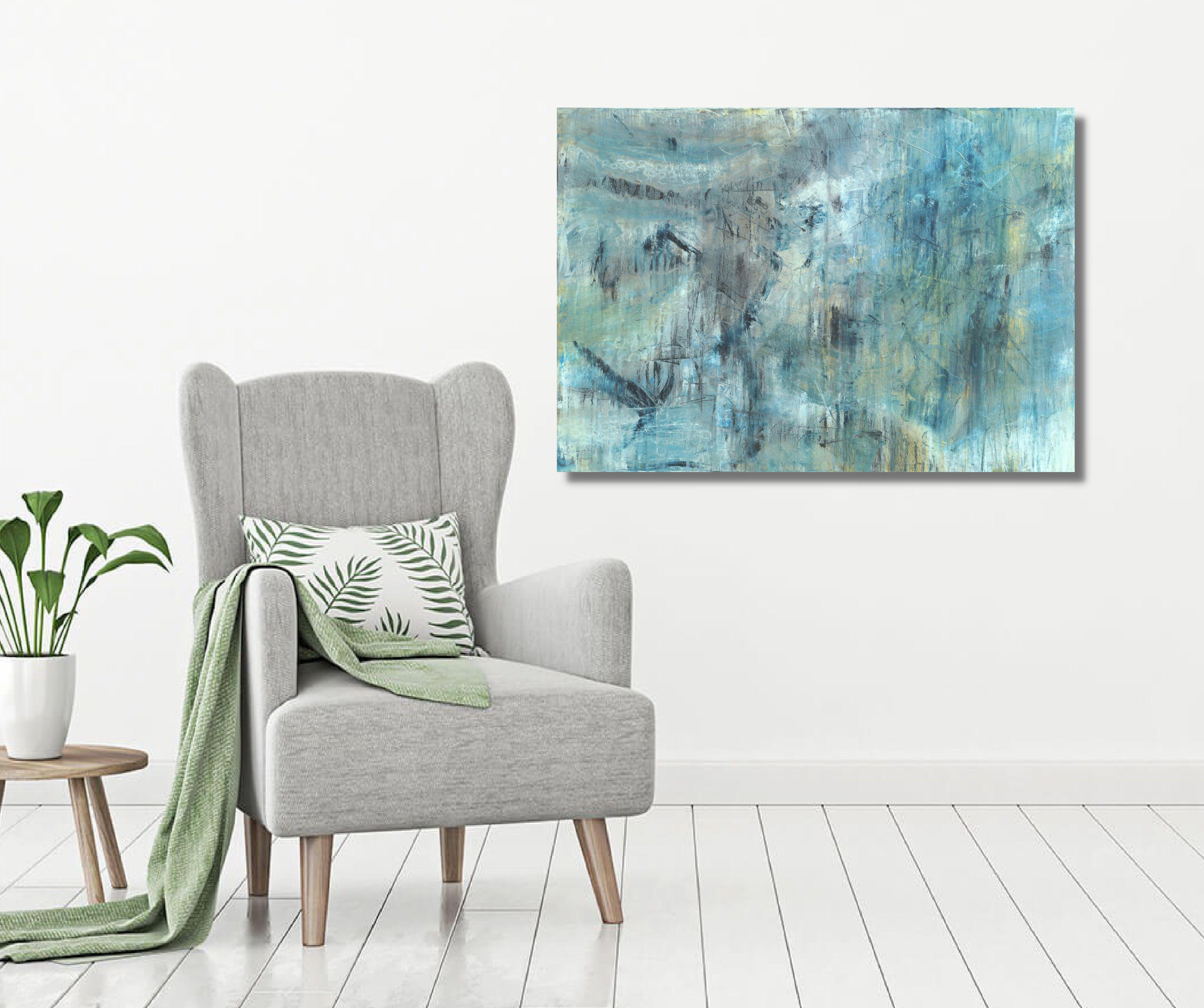 L'appena visibile, Pittura, Olio su tela - Painting di Carla Sá Fernandes