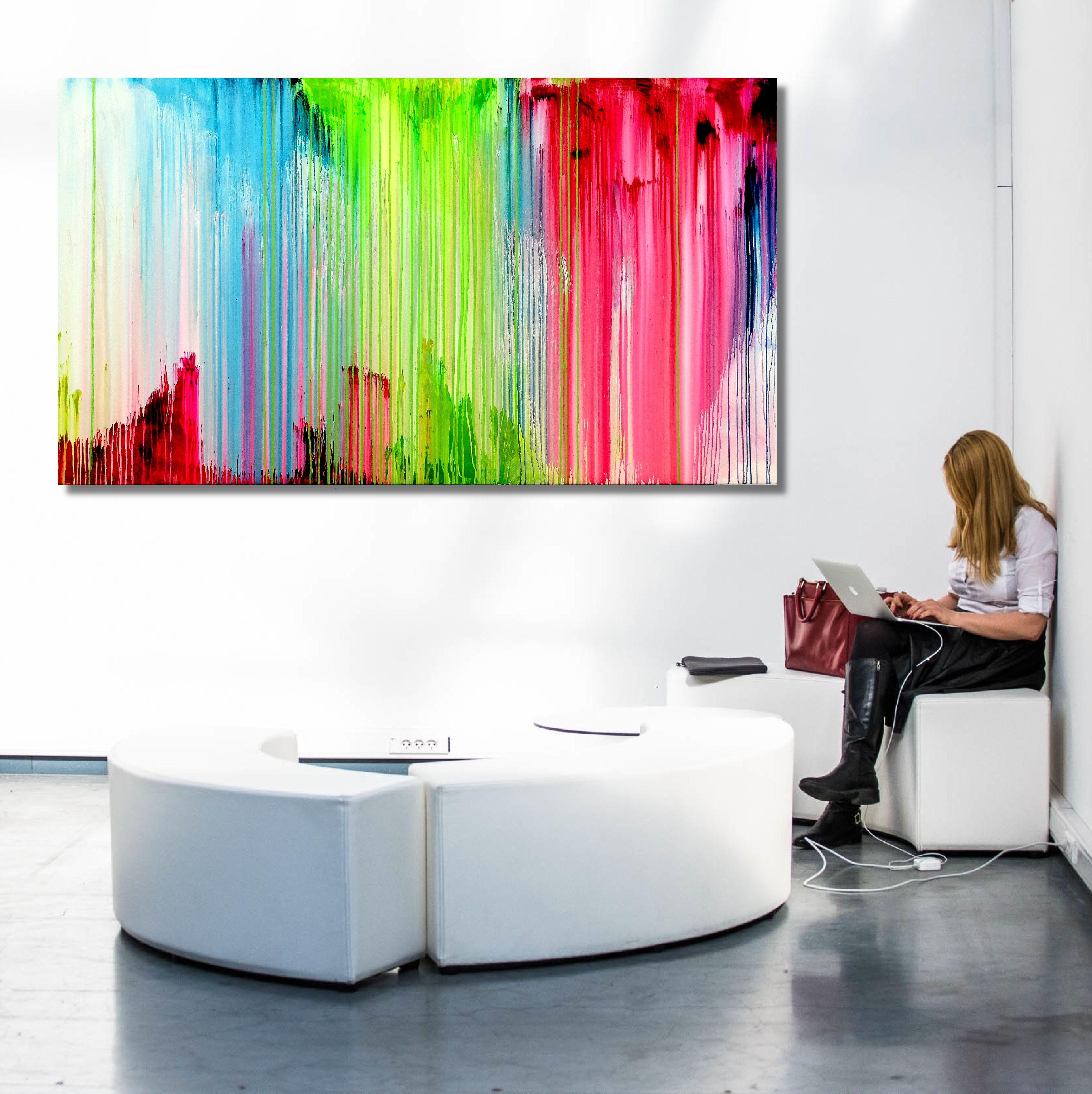 La Creación Emocional #114, Pintura, Acrílico sobre lienzo - Painting Abstracto de Carla Sá Fernandes