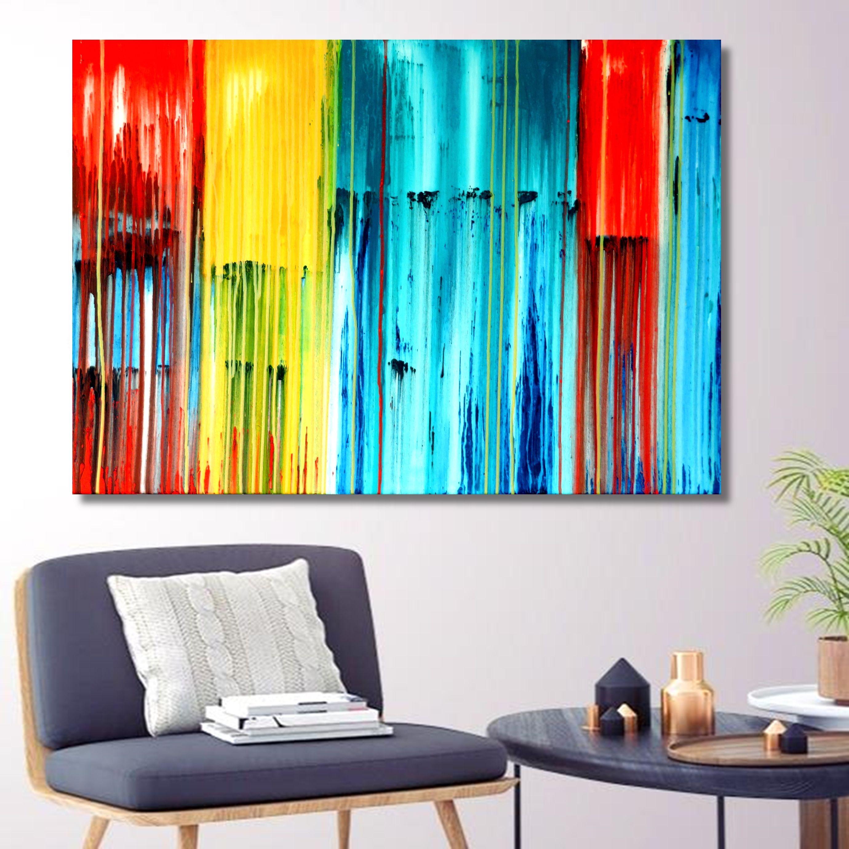 La creazione emotiva #120, Pittura, Acrilico su tela - Painting di Carla Sá Fernandes