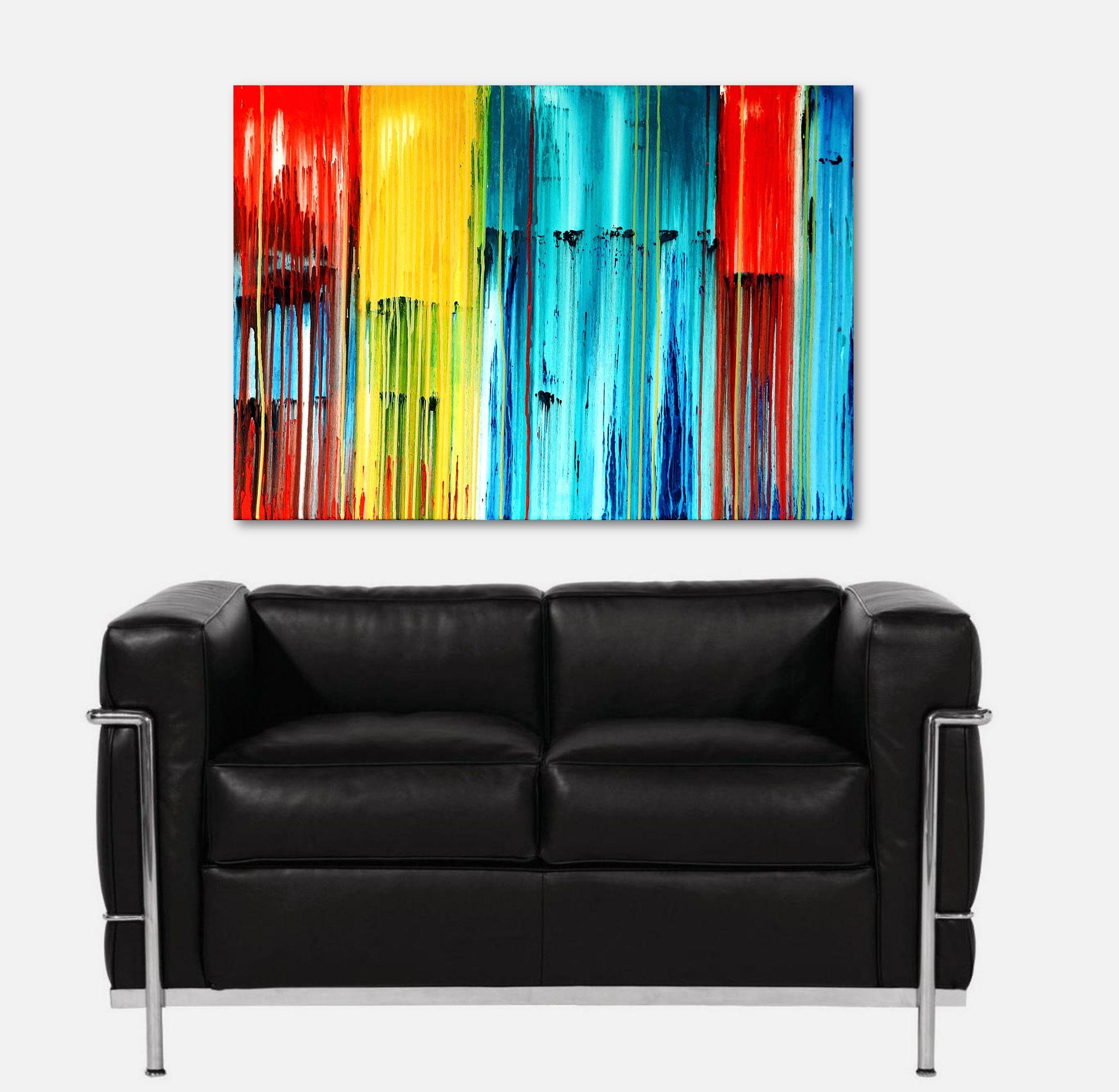 La creazione emotiva #120, Pittura, Acrilico su tela - Painting Astratto di Carla Sá Fernandes