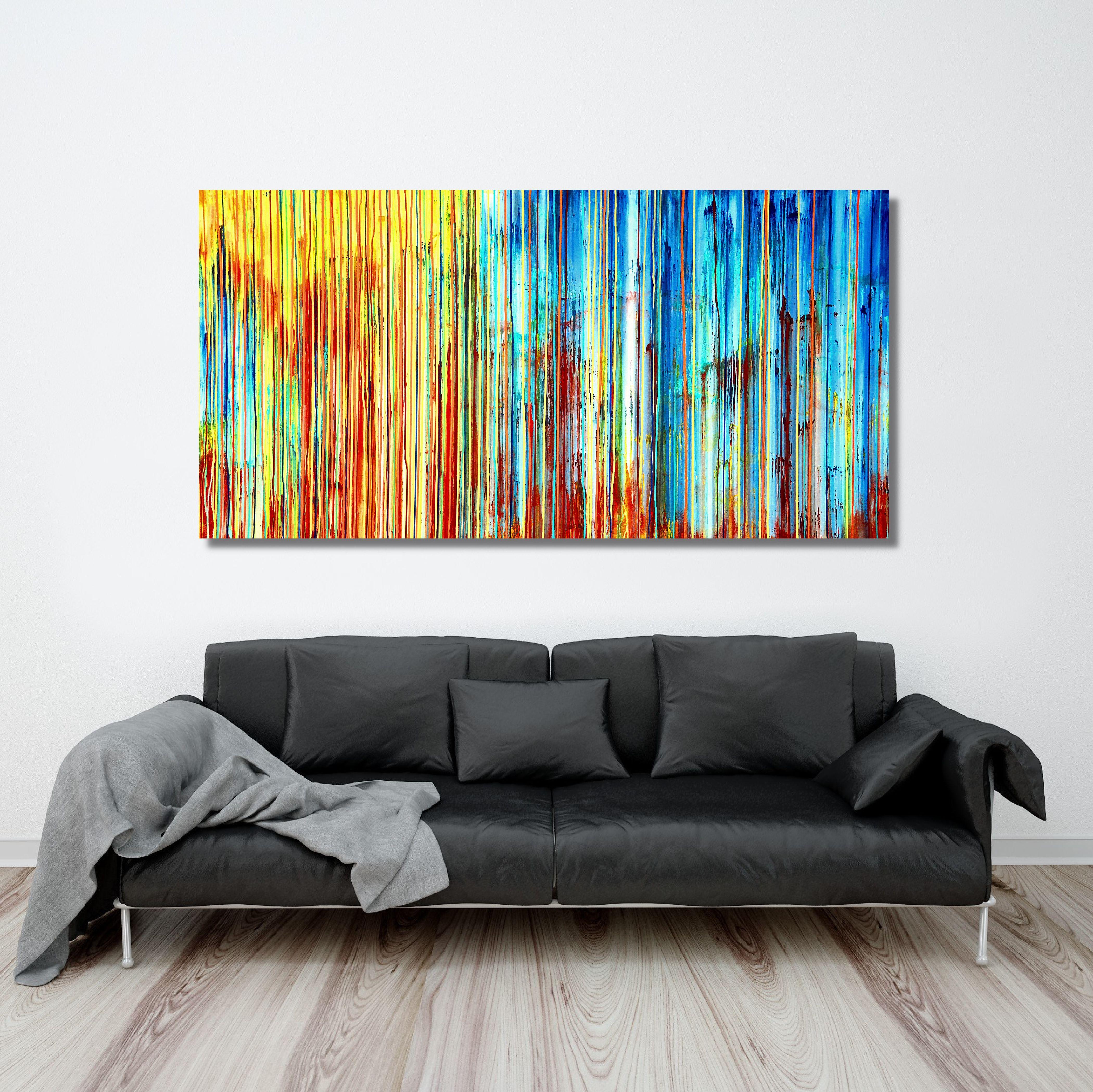 La creazione emotiva #147, Pittura, Acrilico su tela - Painting di Carla Sá Fernandes