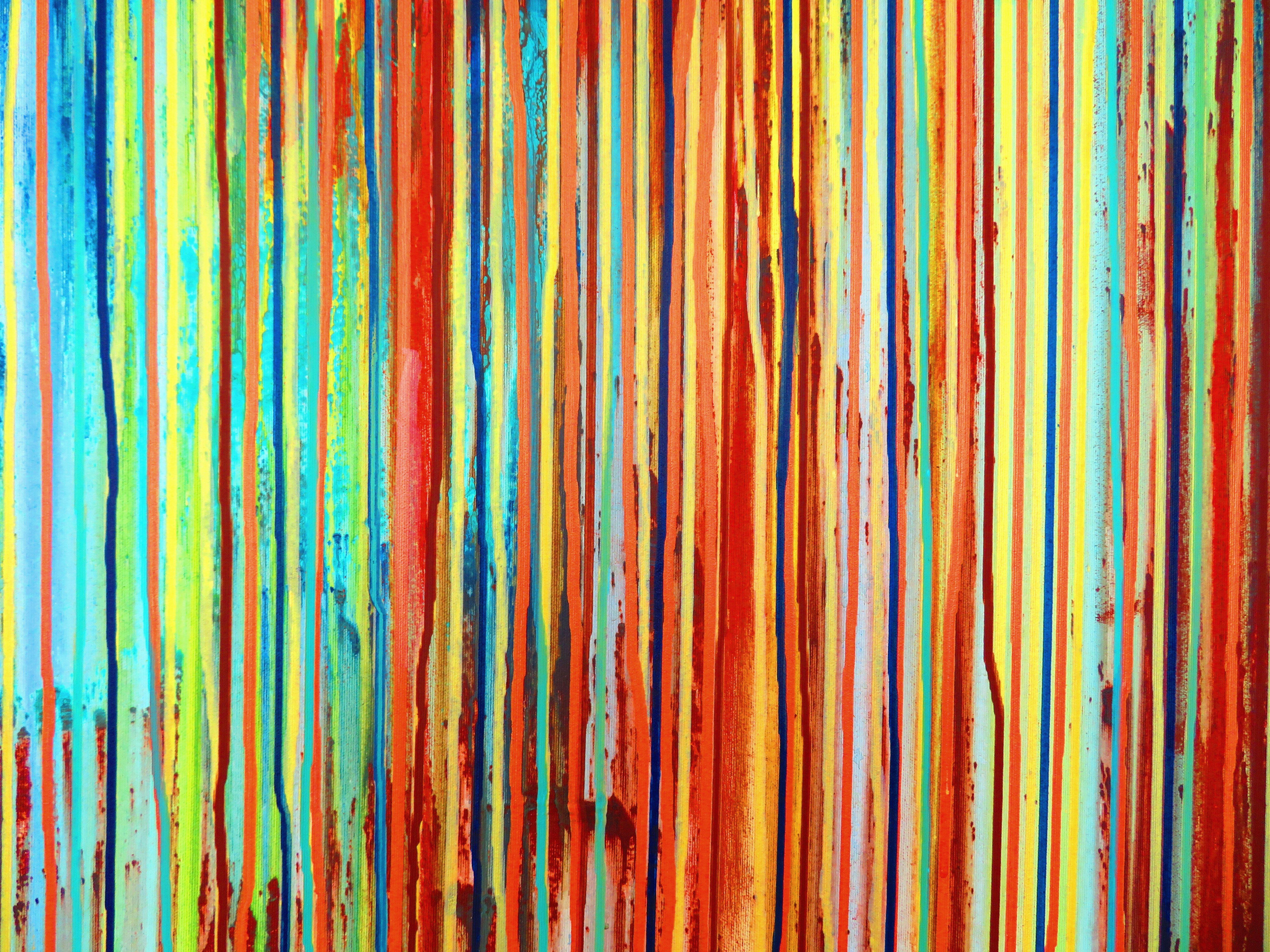 La creazione emotiva #147, Pittura, Acrilico su tela - Abstract Painting Beige di Carla Sá Fernandes