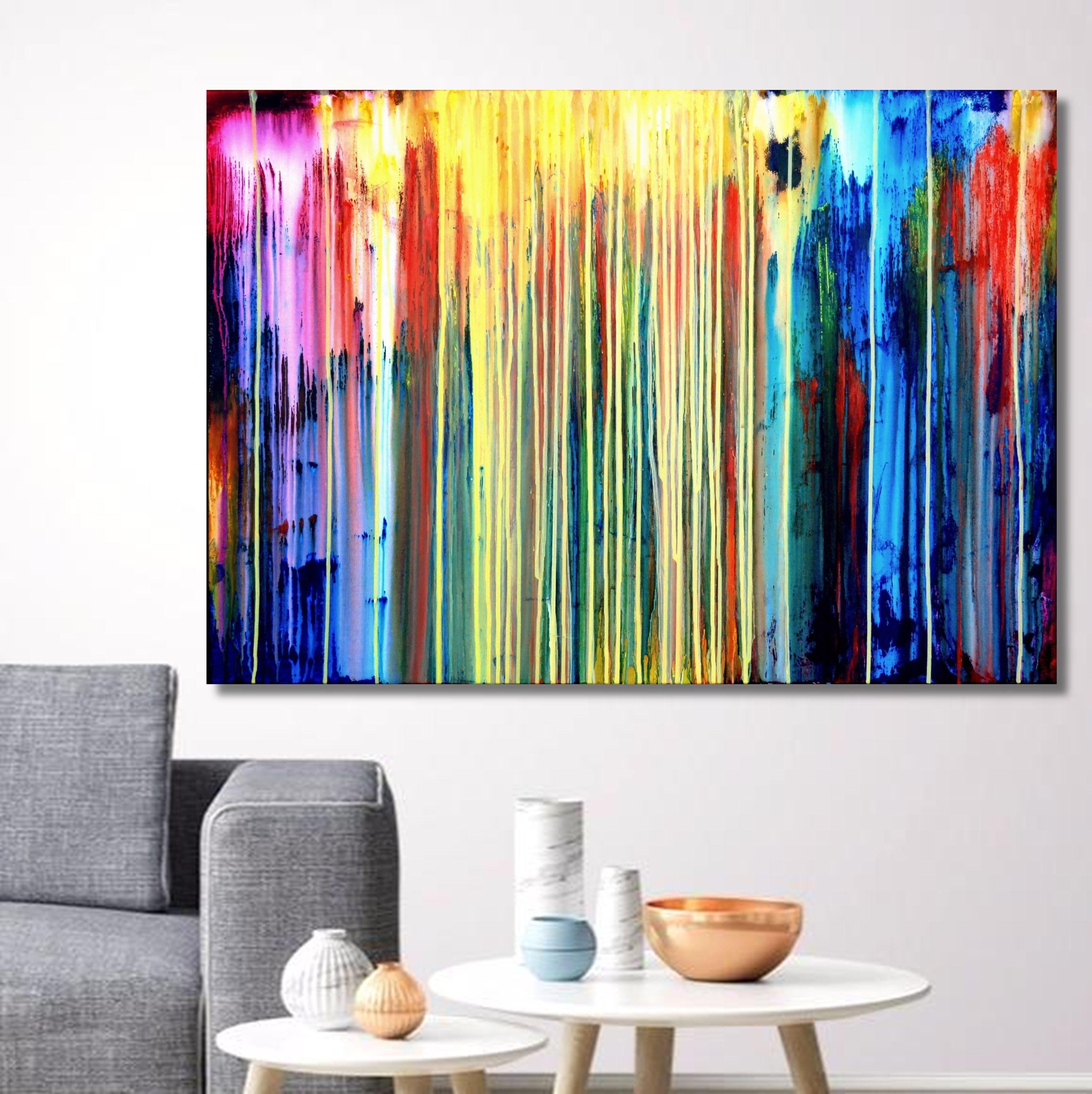 La creazione emotiva #154, Pittura, Acrilico su tela - Painting di Carla Sá Fernandes