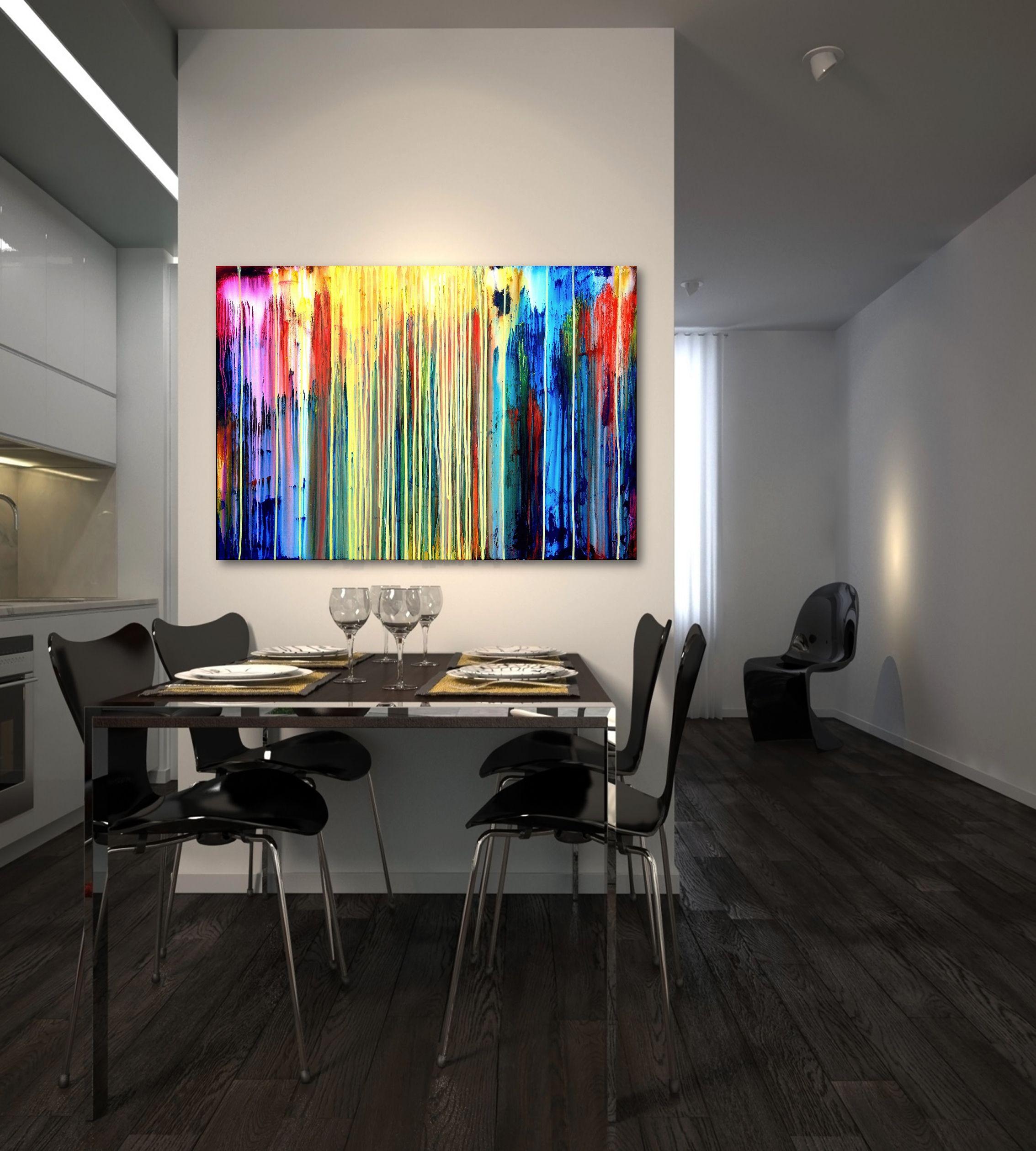 La creazione emotiva #154, Pittura, Acrilico su tela - Painting Astratto di Carla Sá Fernandes