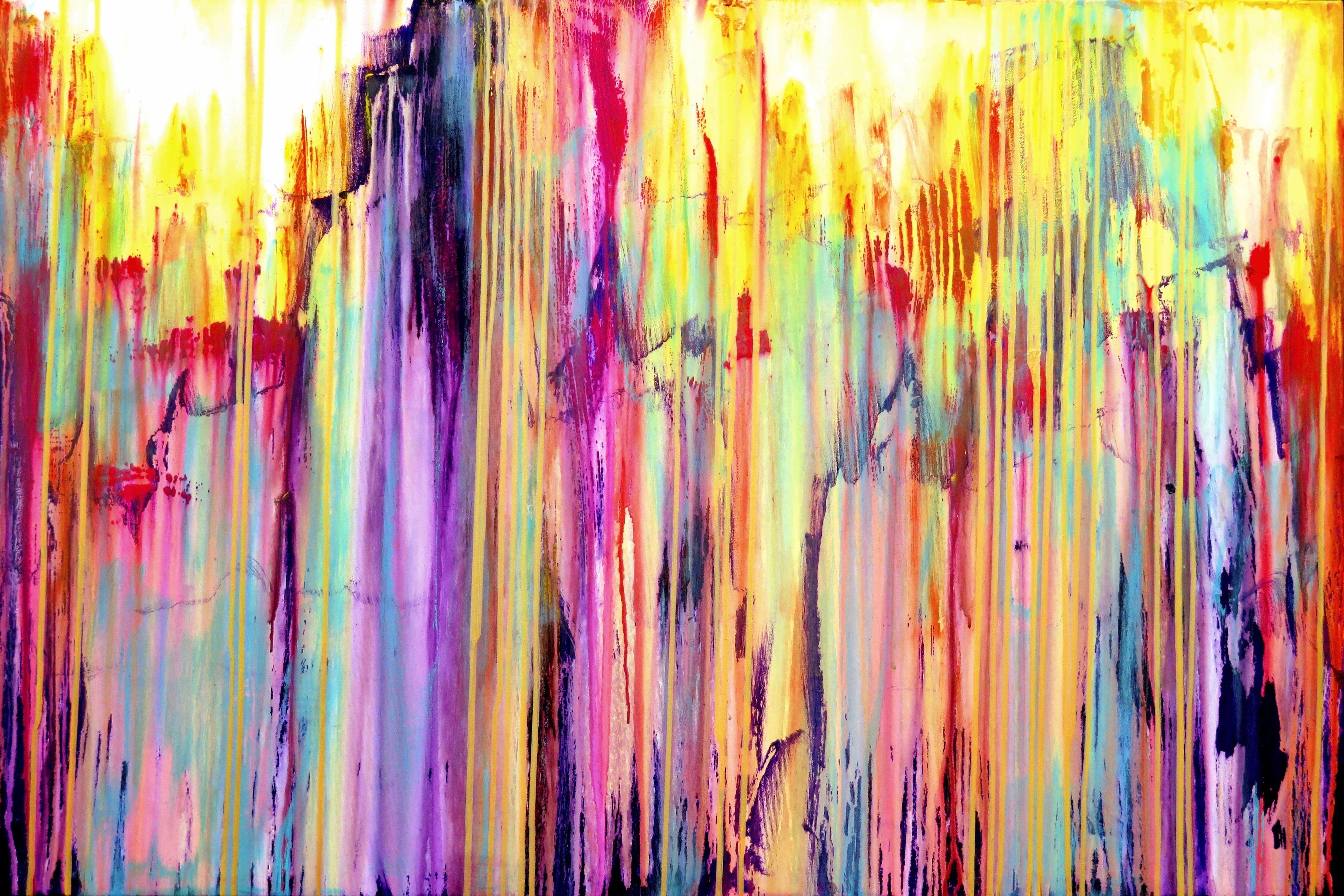 Carla Sá Fernandes Abstract Painting - The Emotional Creation #158, Painting, Acrylic on Canvas