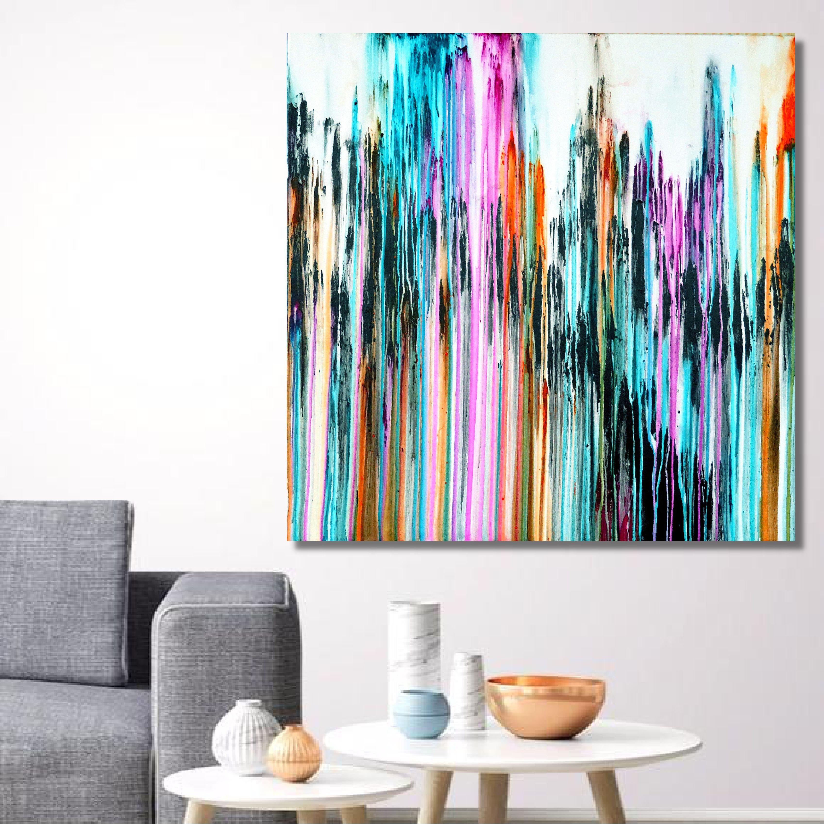 La Creación Emocional #195, Pintura, Acrílico sobre lienzo - Painting Abstracto de Carla Sá Fernandes