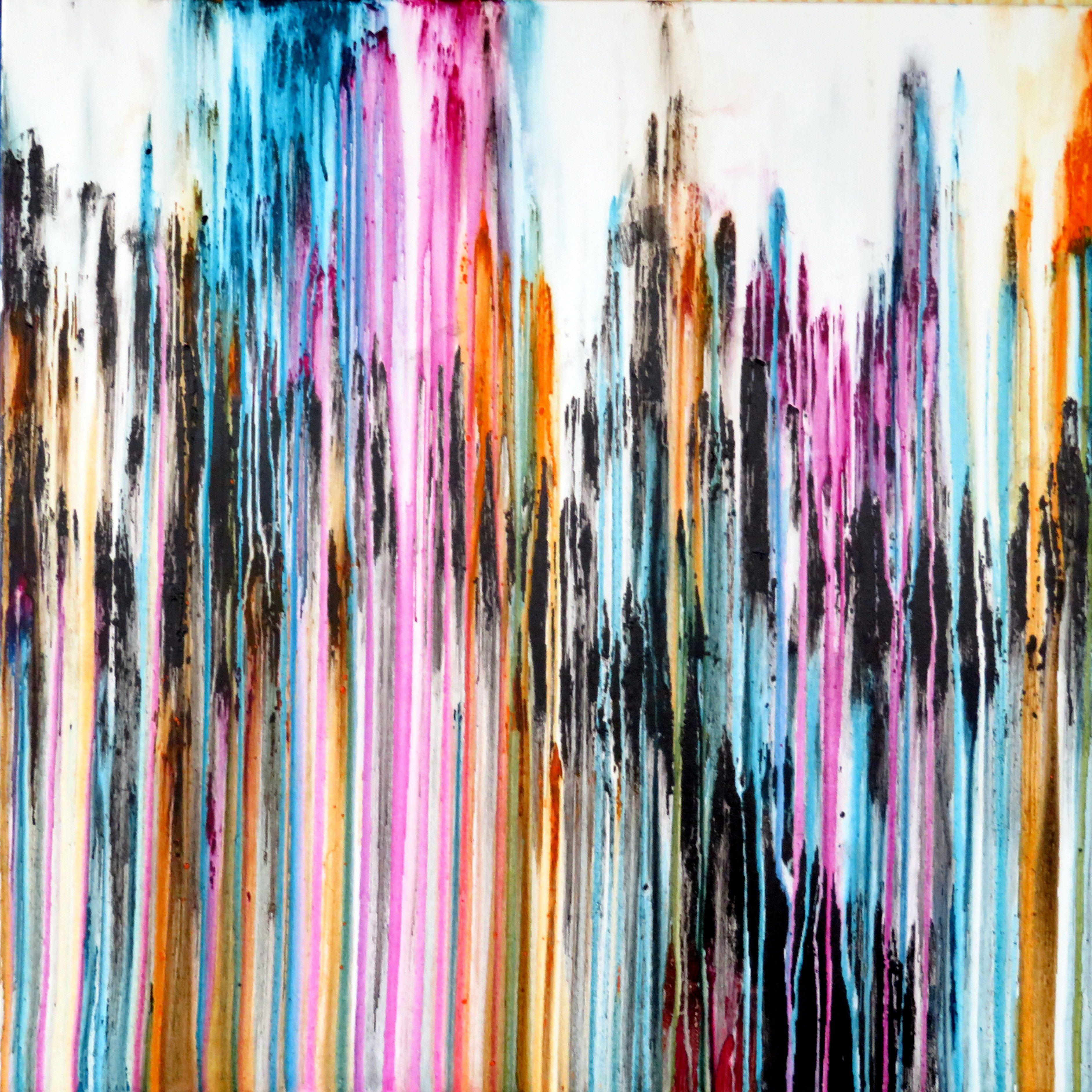 Abstract Painting de Carla Sá Fernandes - La Creación Emocional #195, Pintura, Acrílico sobre lienzo