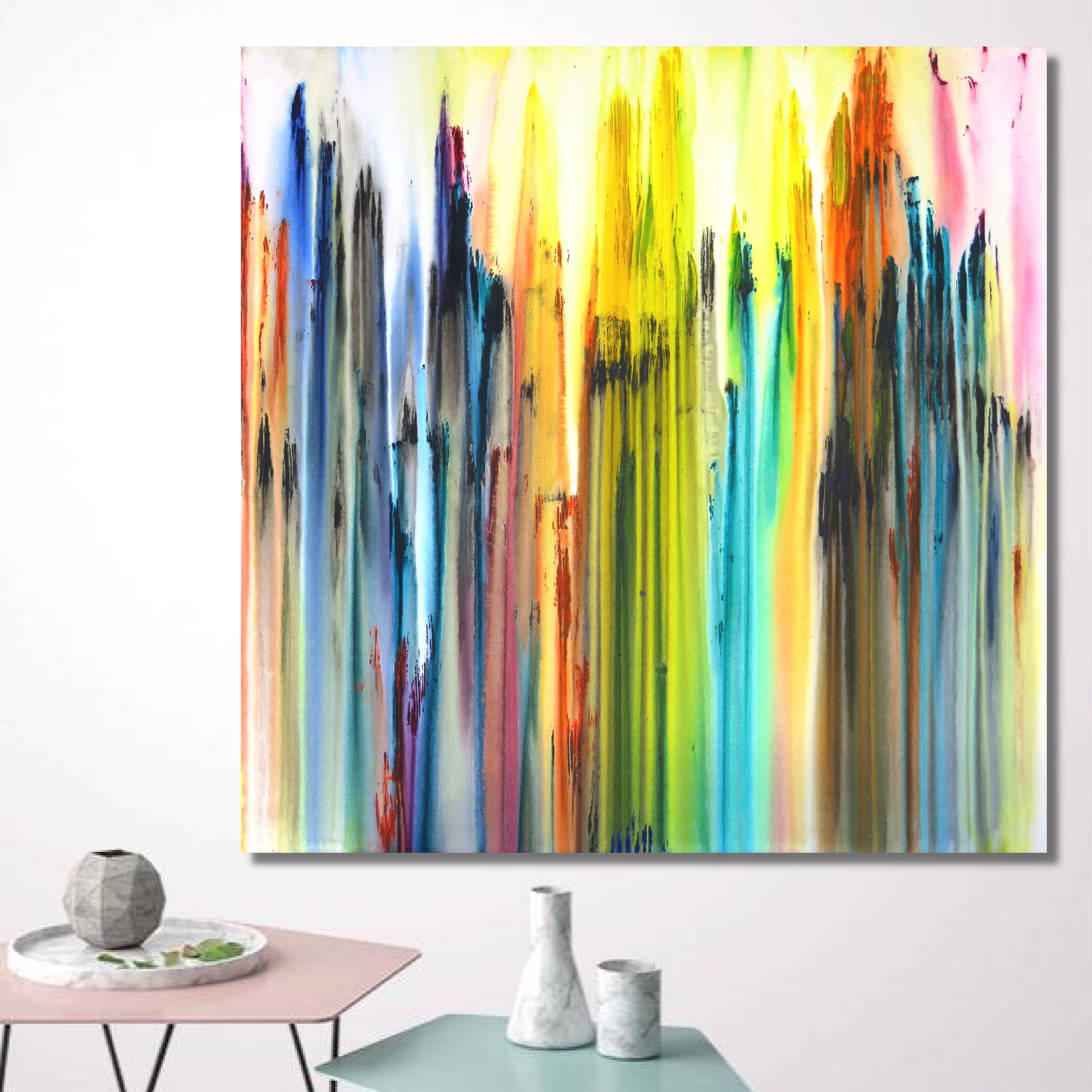La creazione emotiva #197, Pittura, Acrilico su tela - Painting di Carla Sá Fernandes