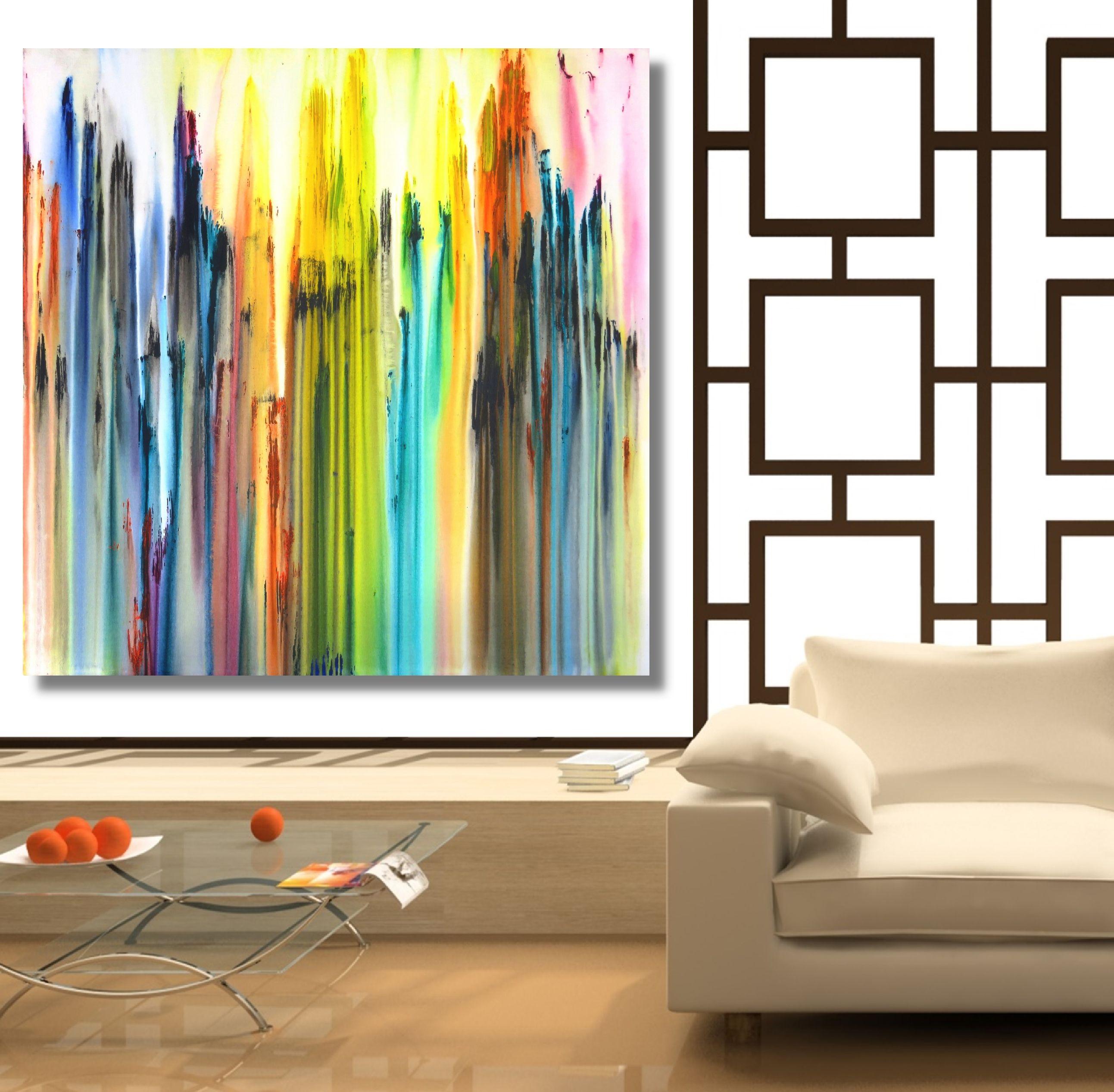La creazione emotiva #197, Pittura, Acrilico su tela - Painting Astratto di Carla Sá Fernandes