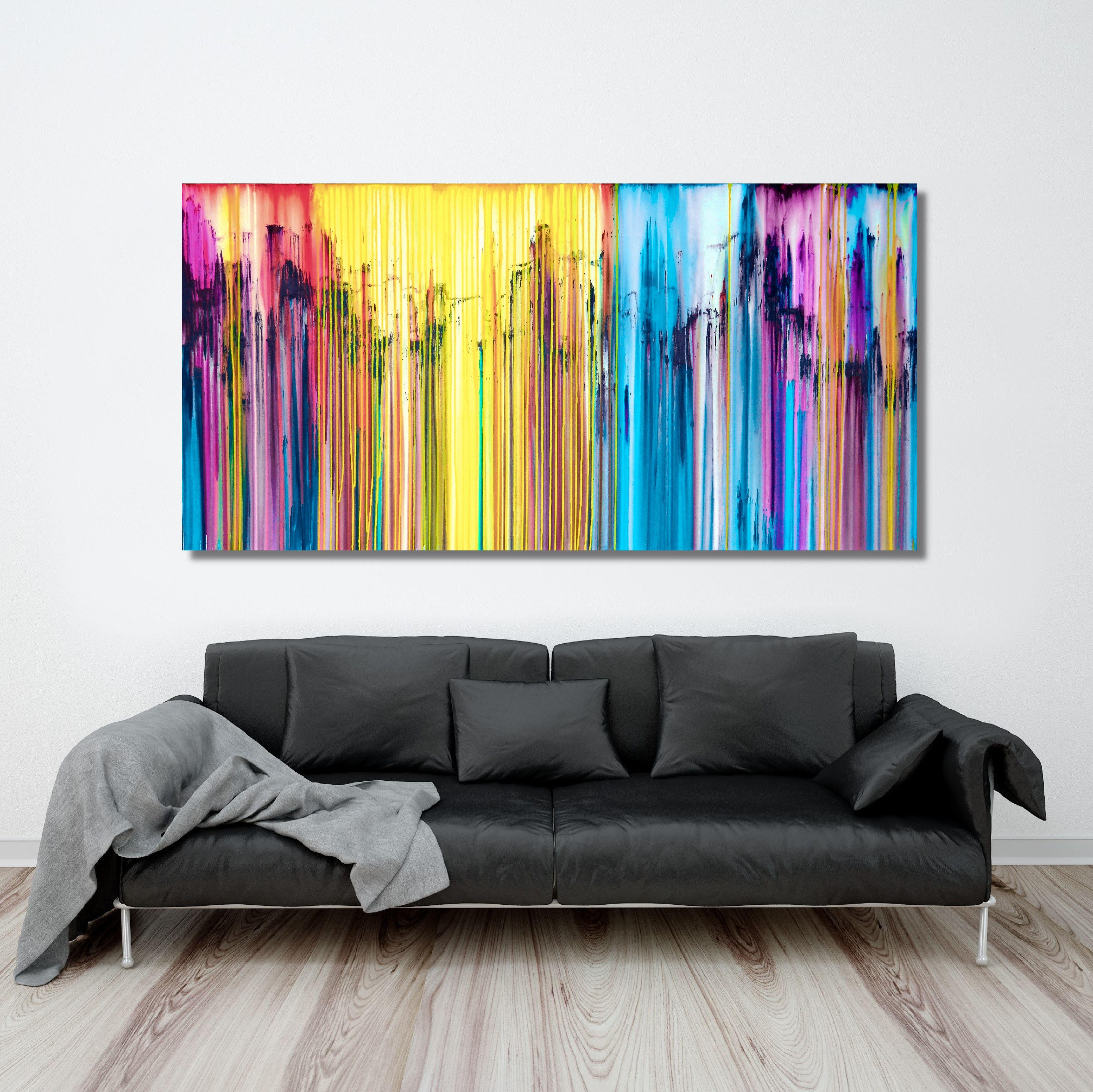 La creazione emotiva #206, Pittura, Acrilico su tela - Painting di Carla Sá Fernandes