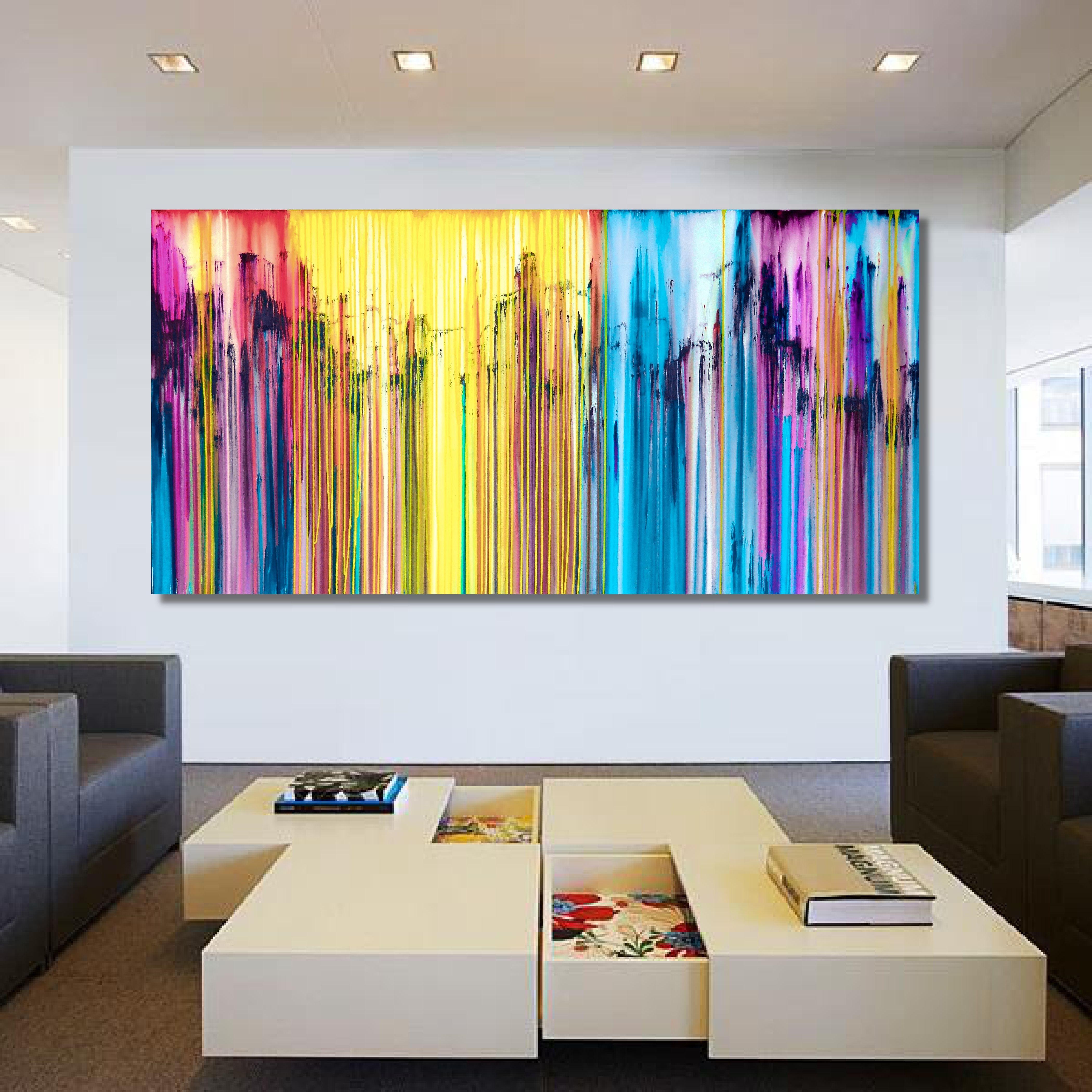 La creazione emotiva #206, Pittura, Acrilico su tela - Painting Astratto di Carla Sá Fernandes