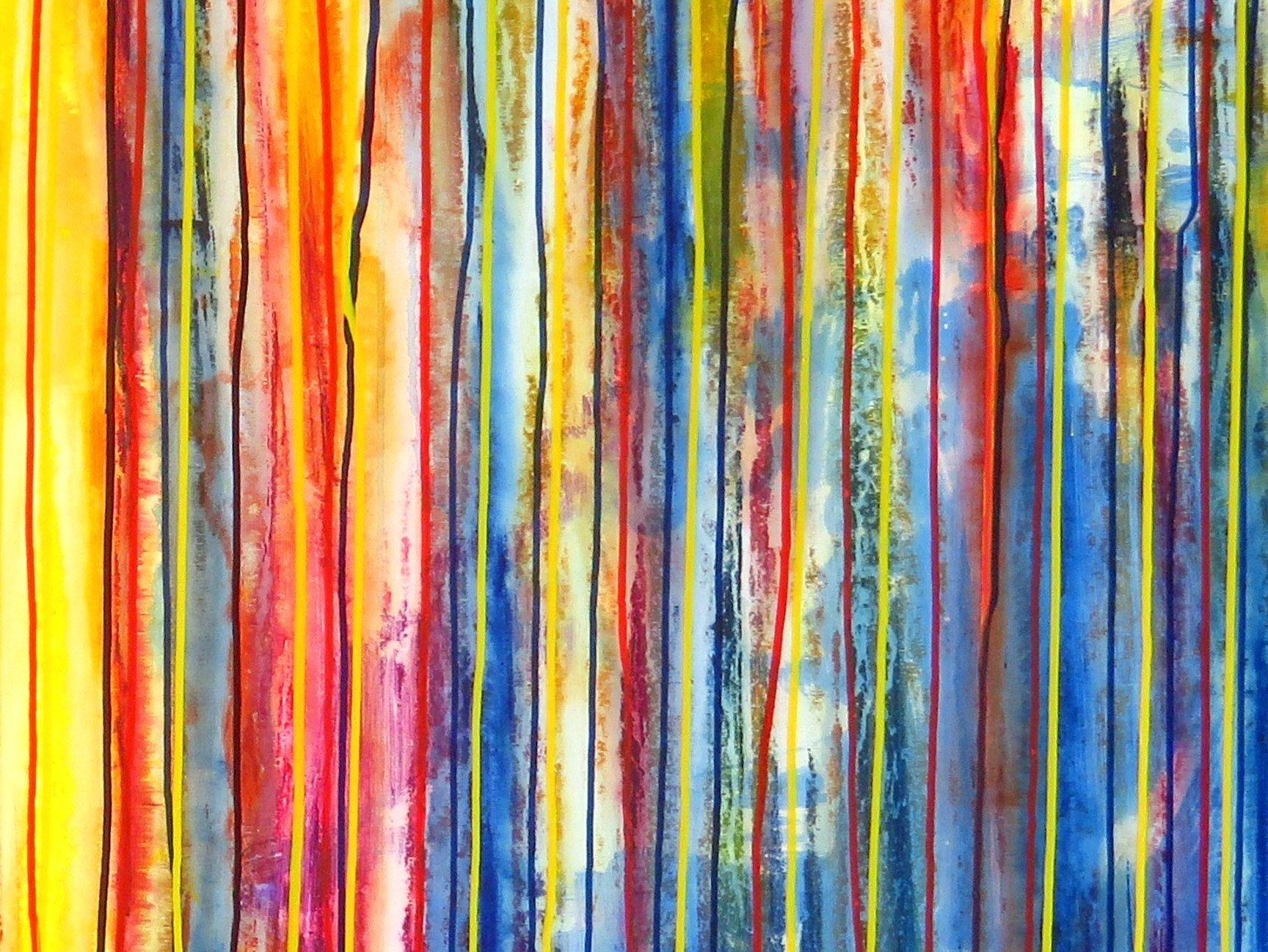 La creazione emotiva #209, Pittura, Acrilico su tela - Abstract Painting Marrone di Carla Sá Fernandes