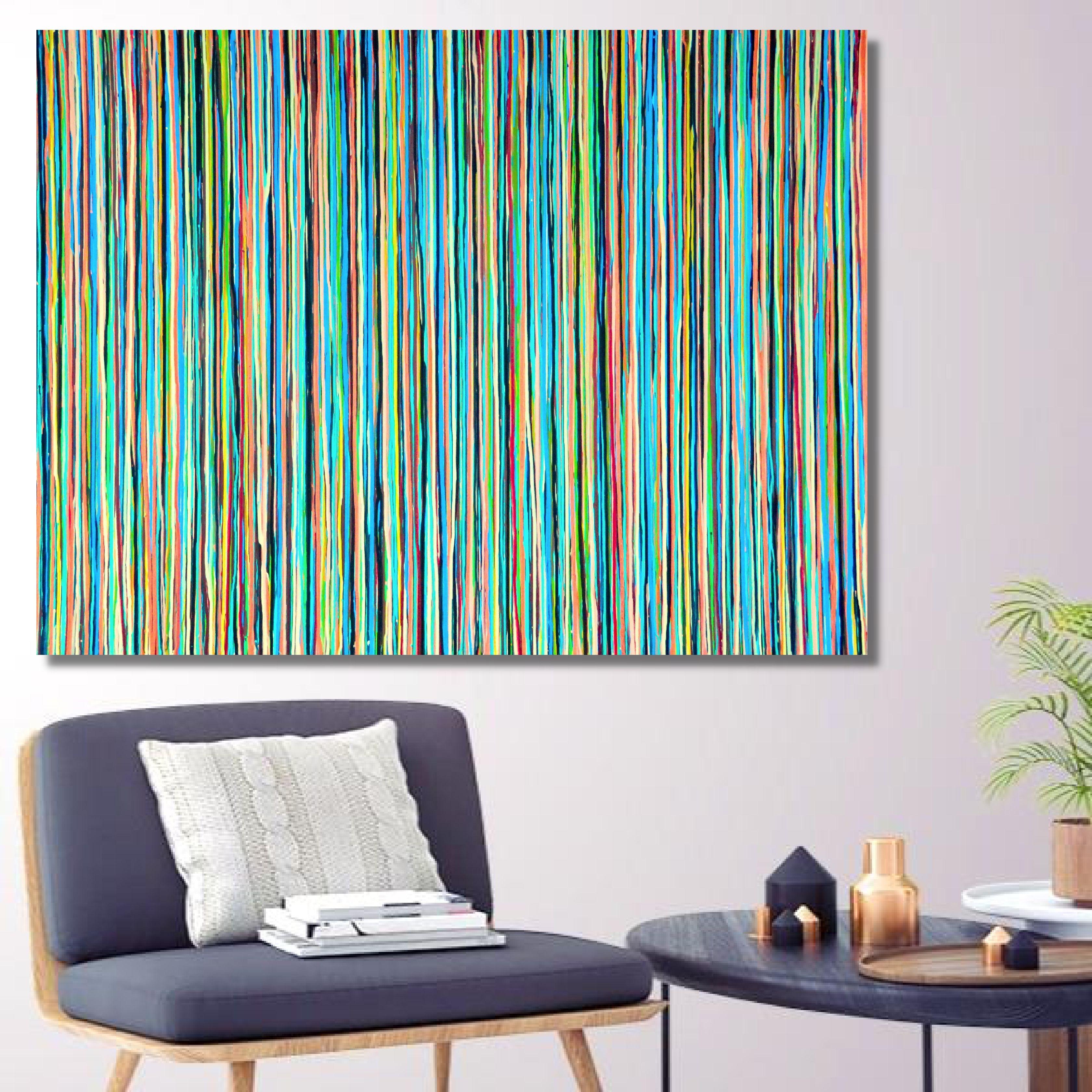 La creazione emotiva #216, Pittura, Acrilico su tela - Painting di Carla Sá Fernandes