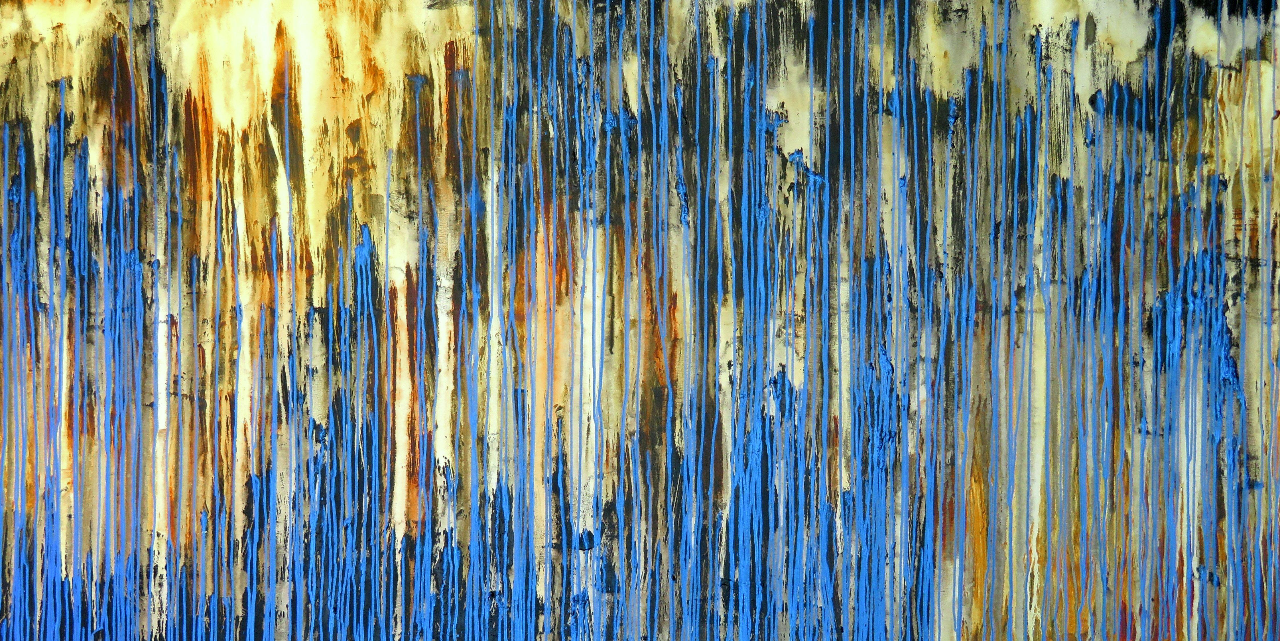 Abstract Painting di Carla Sá Fernandes - La creazione emotiva #222, Pittura, Acrilico su tela