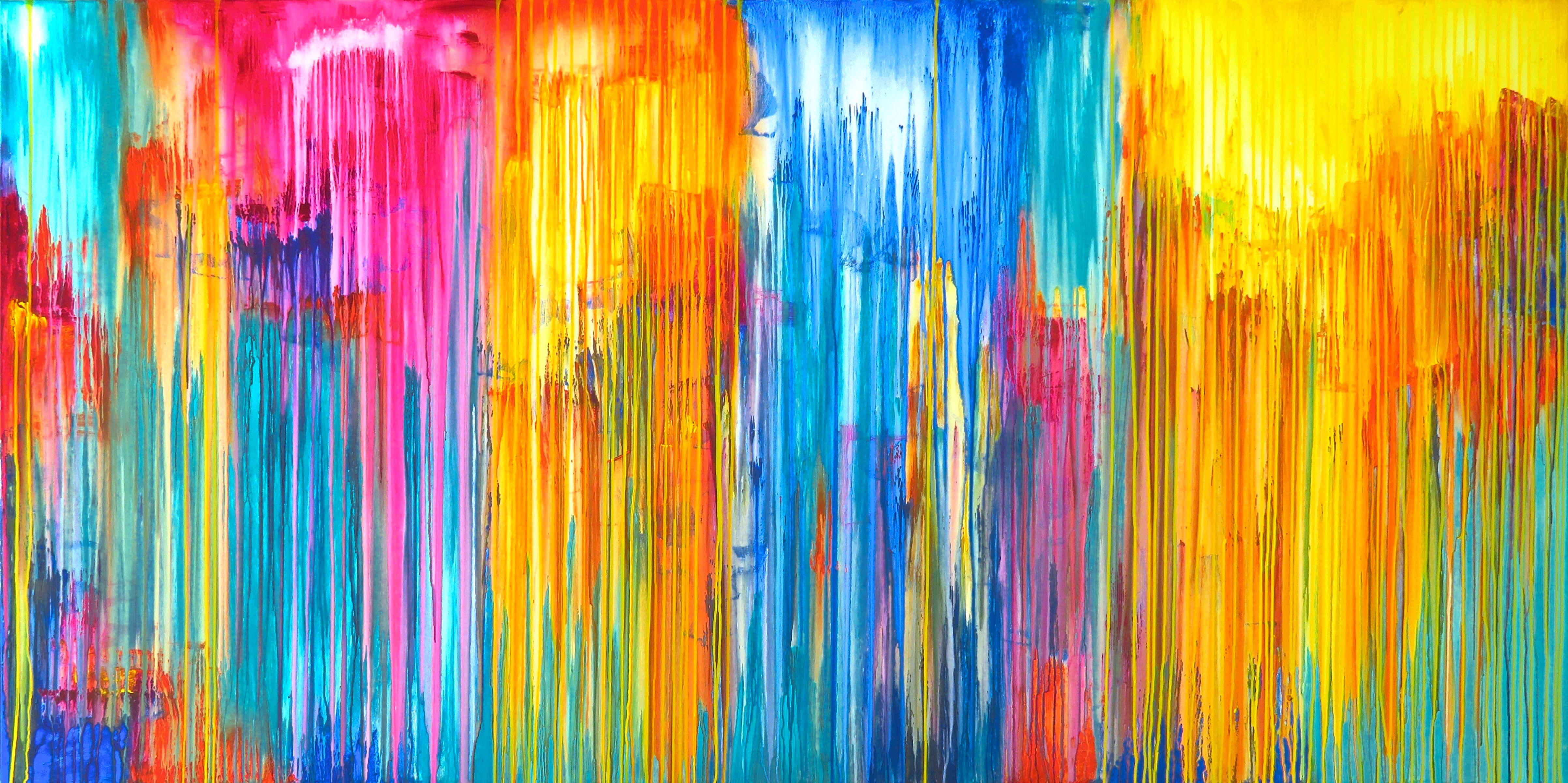 Carla Sá Fernandes Abstract Painting - The Emotional Creation #232, Painting, Acrylic on Canvas