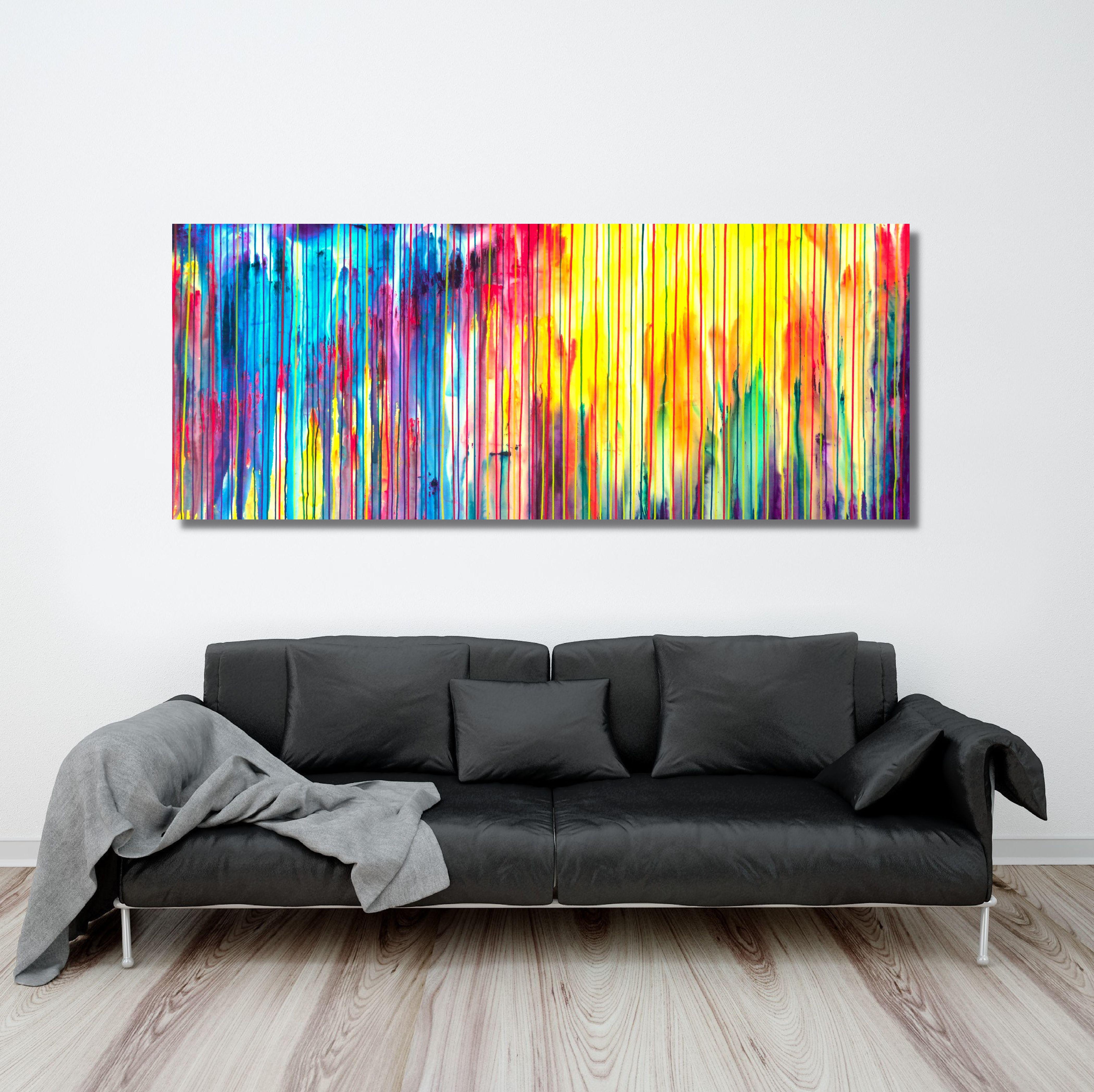 La creazione emotiva #234, Pittura, Acrilico su tela - Painting di Carla Sá Fernandes