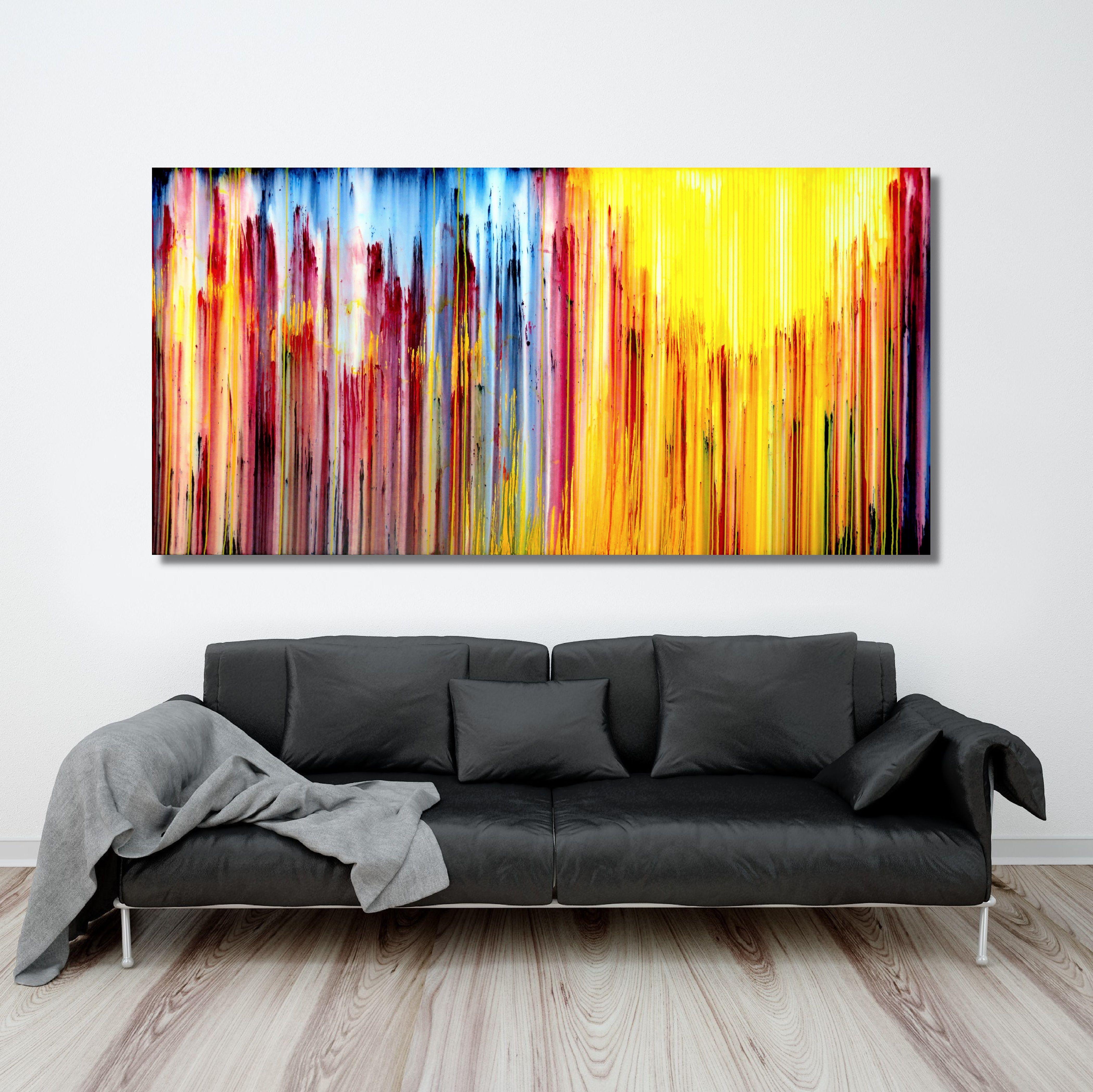La creazione emotiva #241, Pittura, Acrilico su tela - Painting di Carla Sá Fernandes