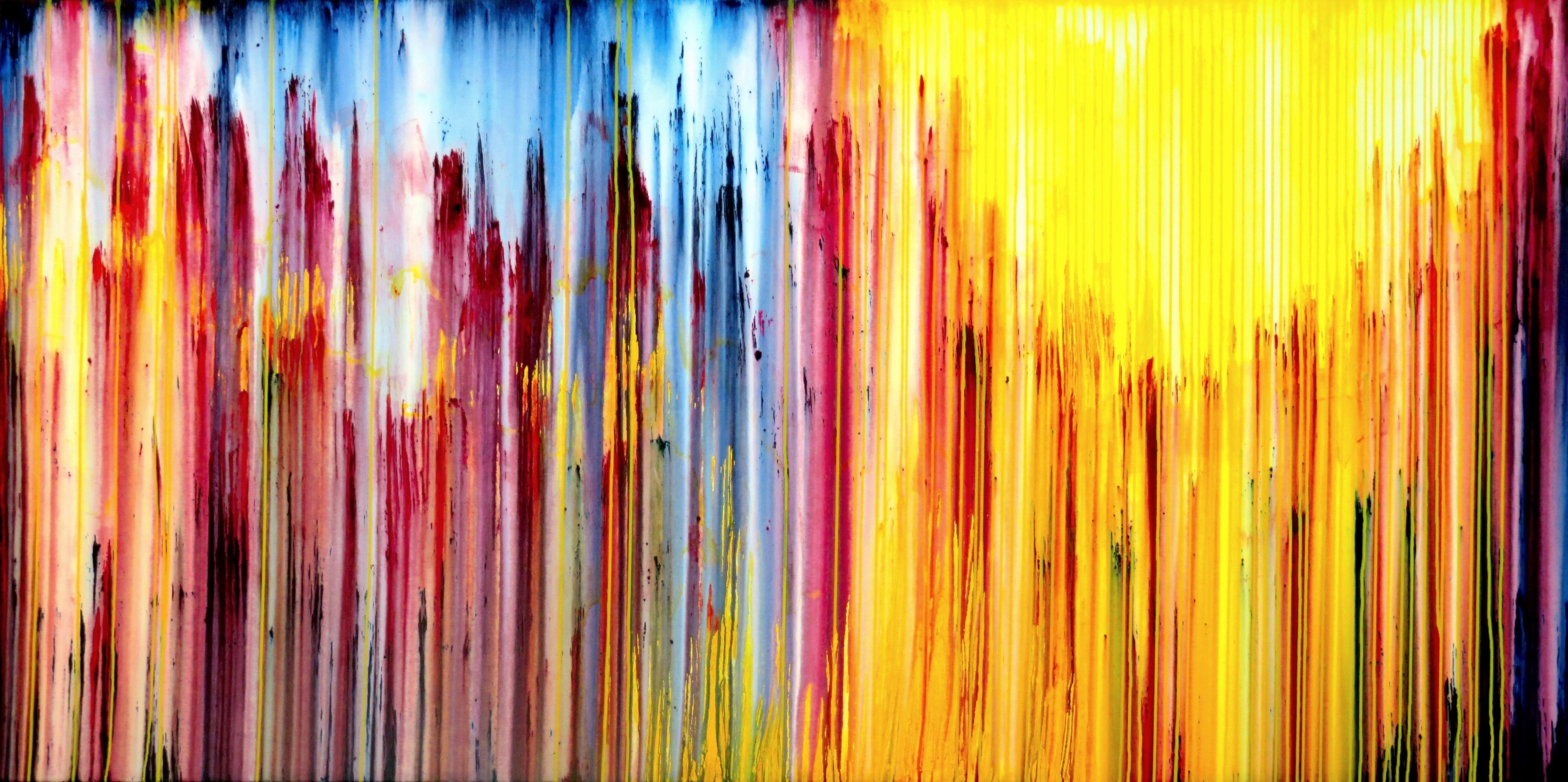 Abstract Painting di Carla Sá Fernandes - La creazione emotiva #241, Pittura, Acrilico su tela