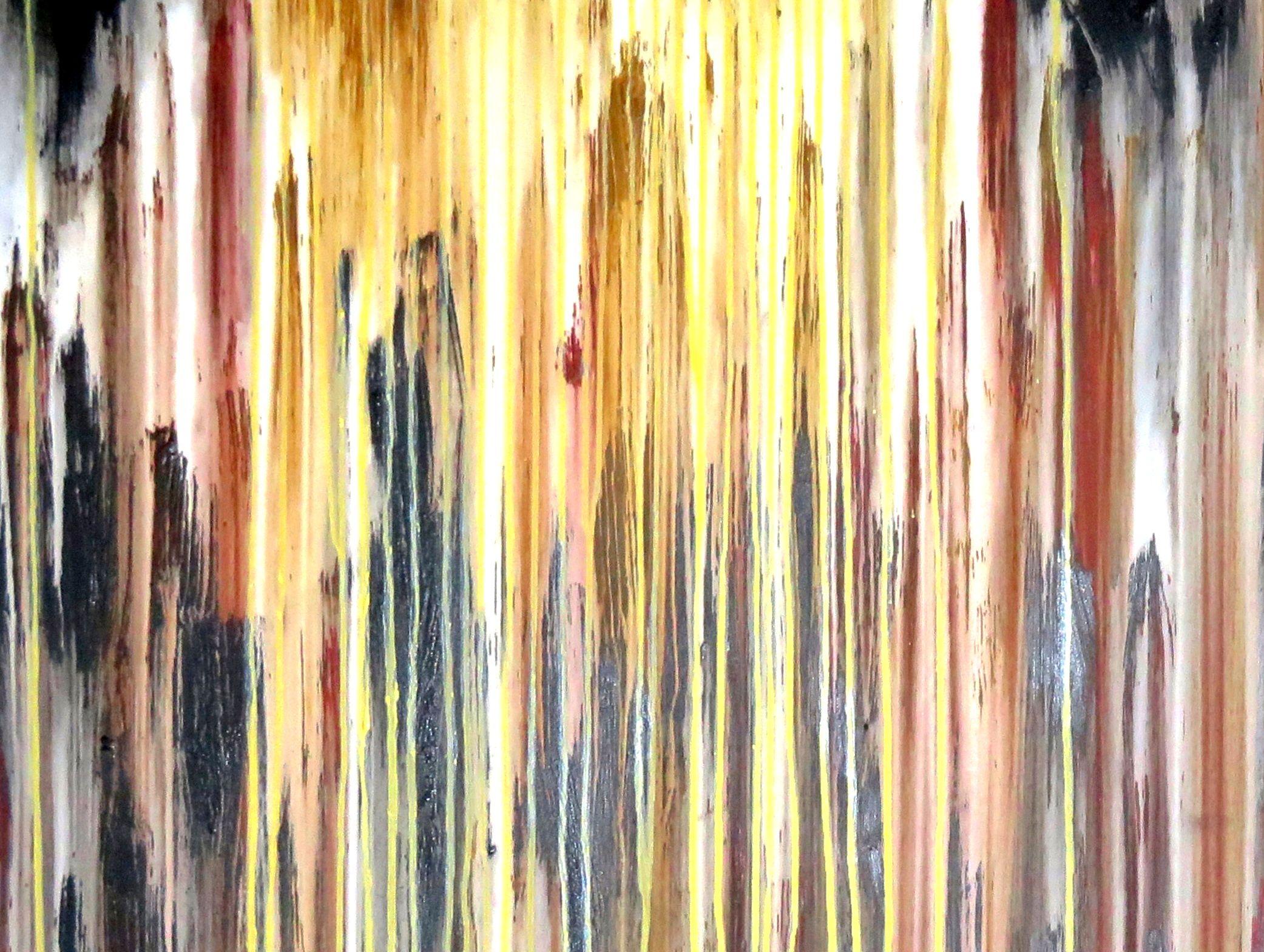 La Creación Emocional #248, Pintura, Acrílico sobre lienzo - Abstract Painting Marrón de Carla Sá Fernandes